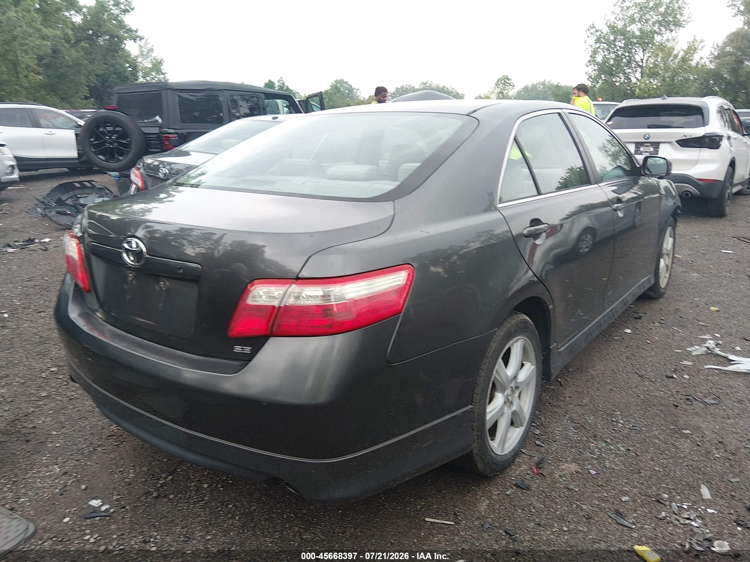 2009 Toyota Camry Se Silver vin: 4T1BE46K99U834408