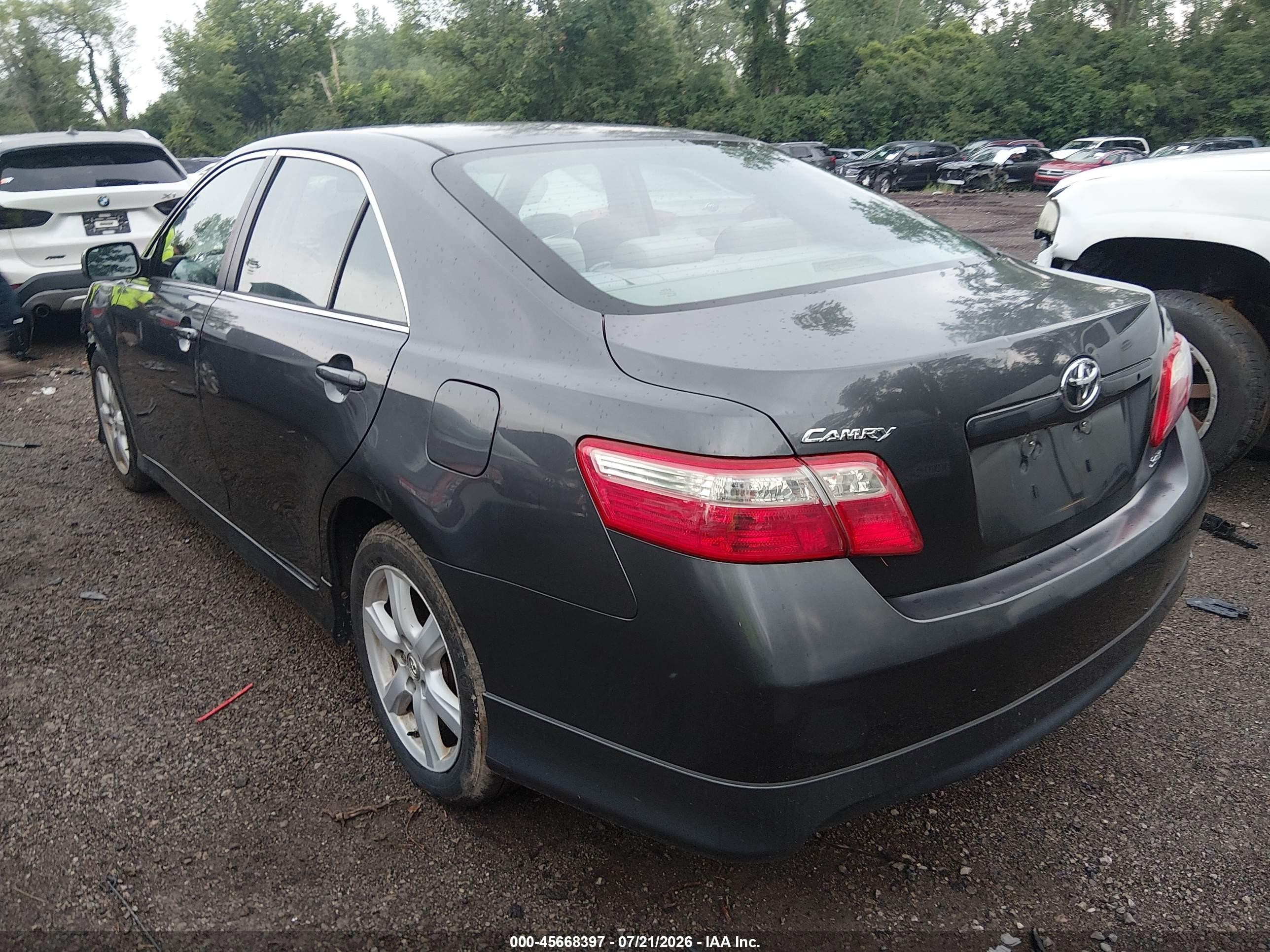 2009 Toyota Camry Se Silver vin: 4T1BE46K99U834408