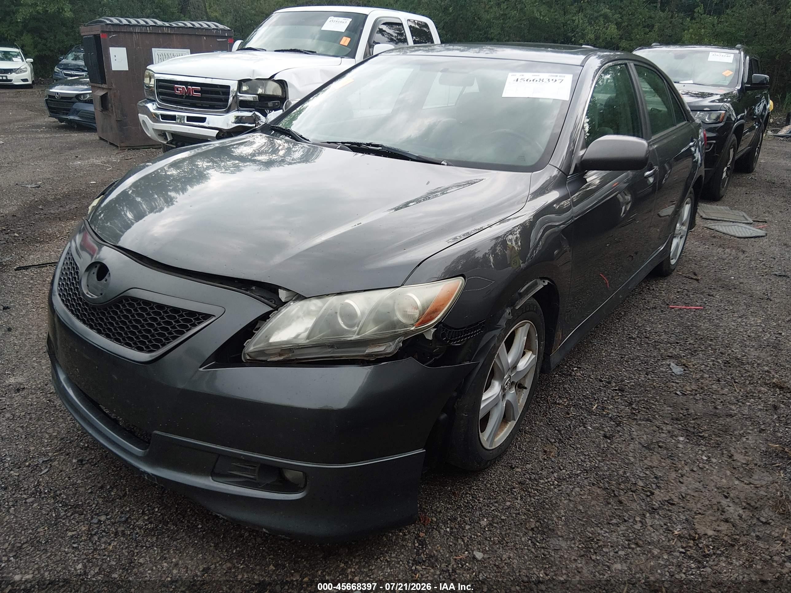 2009 Toyota Camry Se Silver vin: 4T1BE46K99U834408