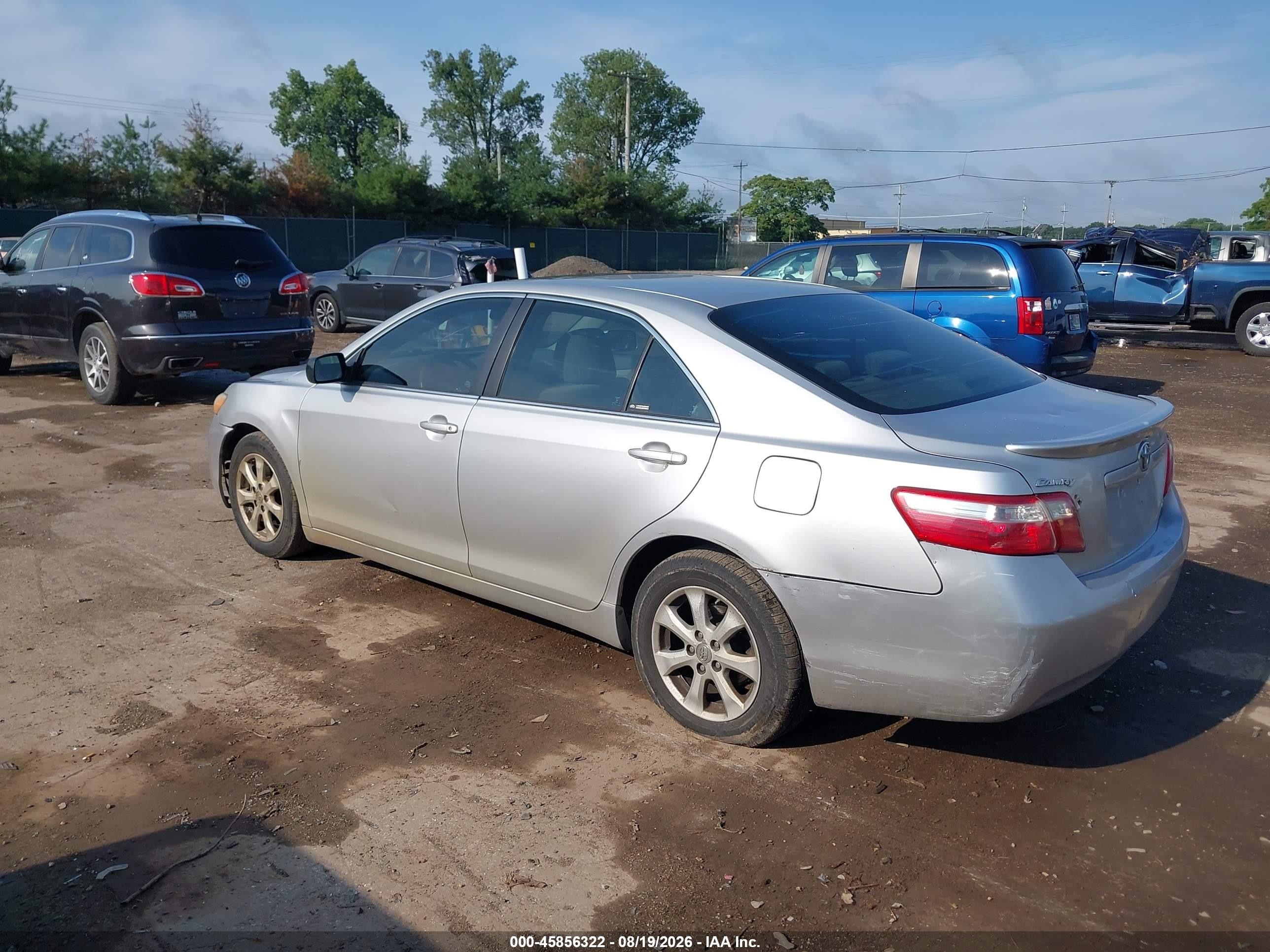 2009 Toyota Camry Le Серебряный vin: 4T1BE46K99U838958