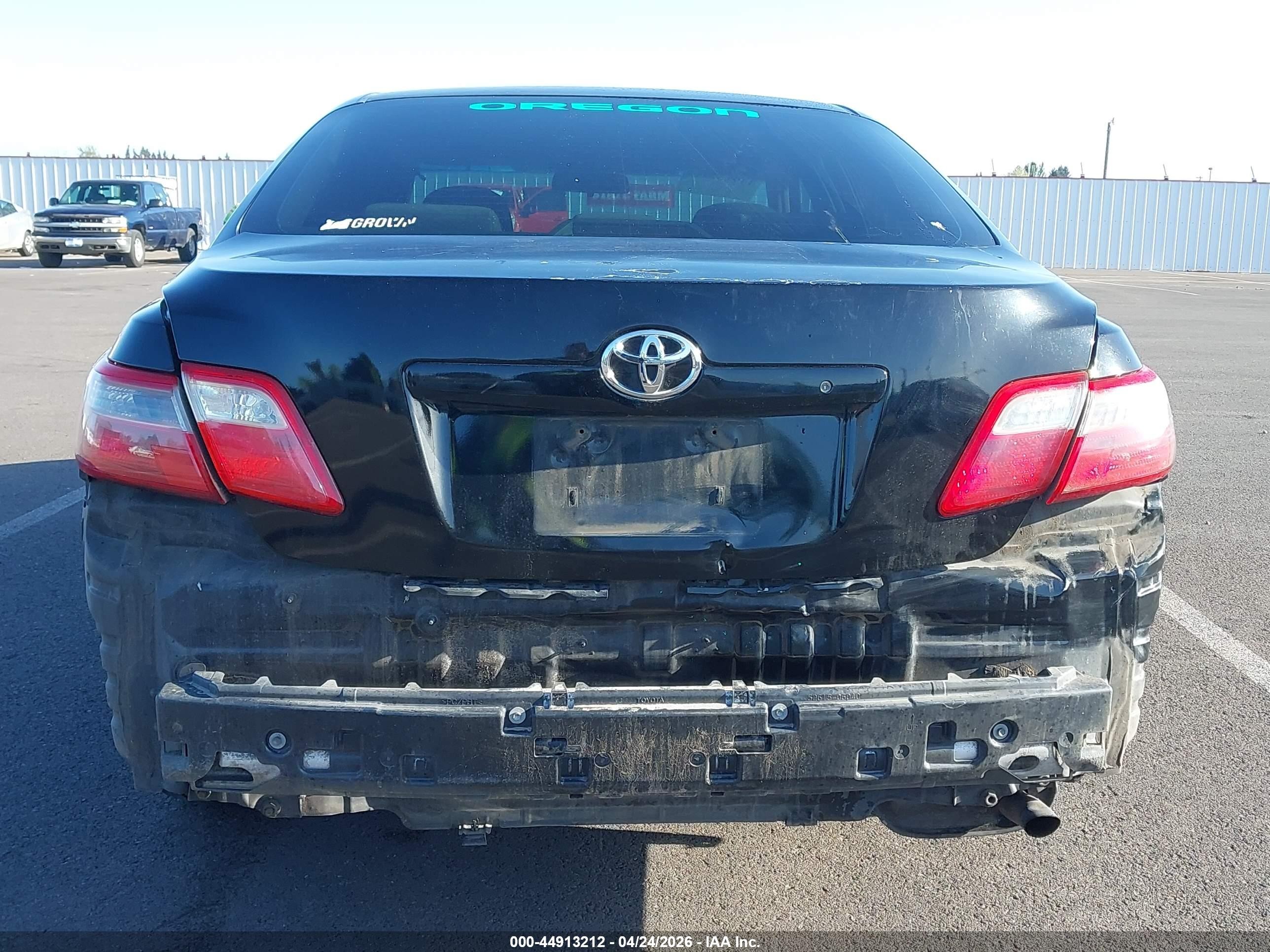 2009 Toyota Camry   Black vin: 4T1BE46K99U883222