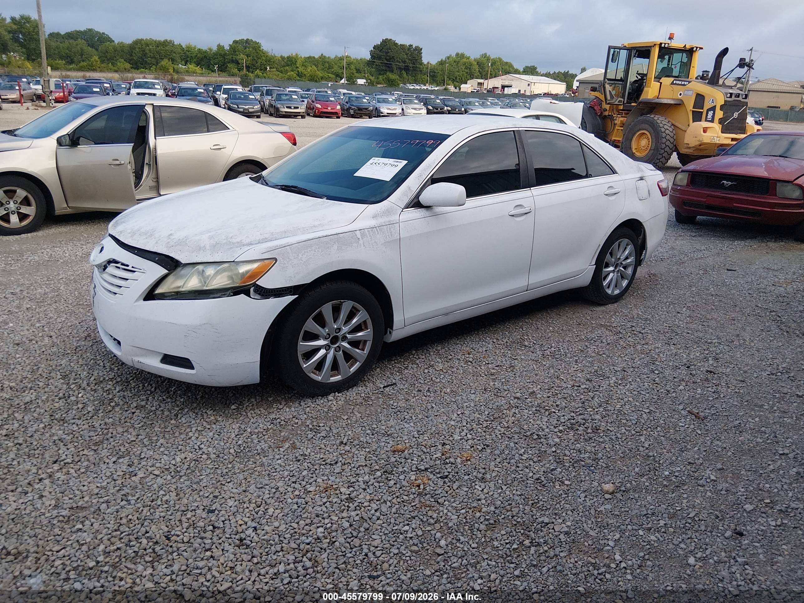 2009 Toyota Camry Le White vin: 4T1BE46K99U884841