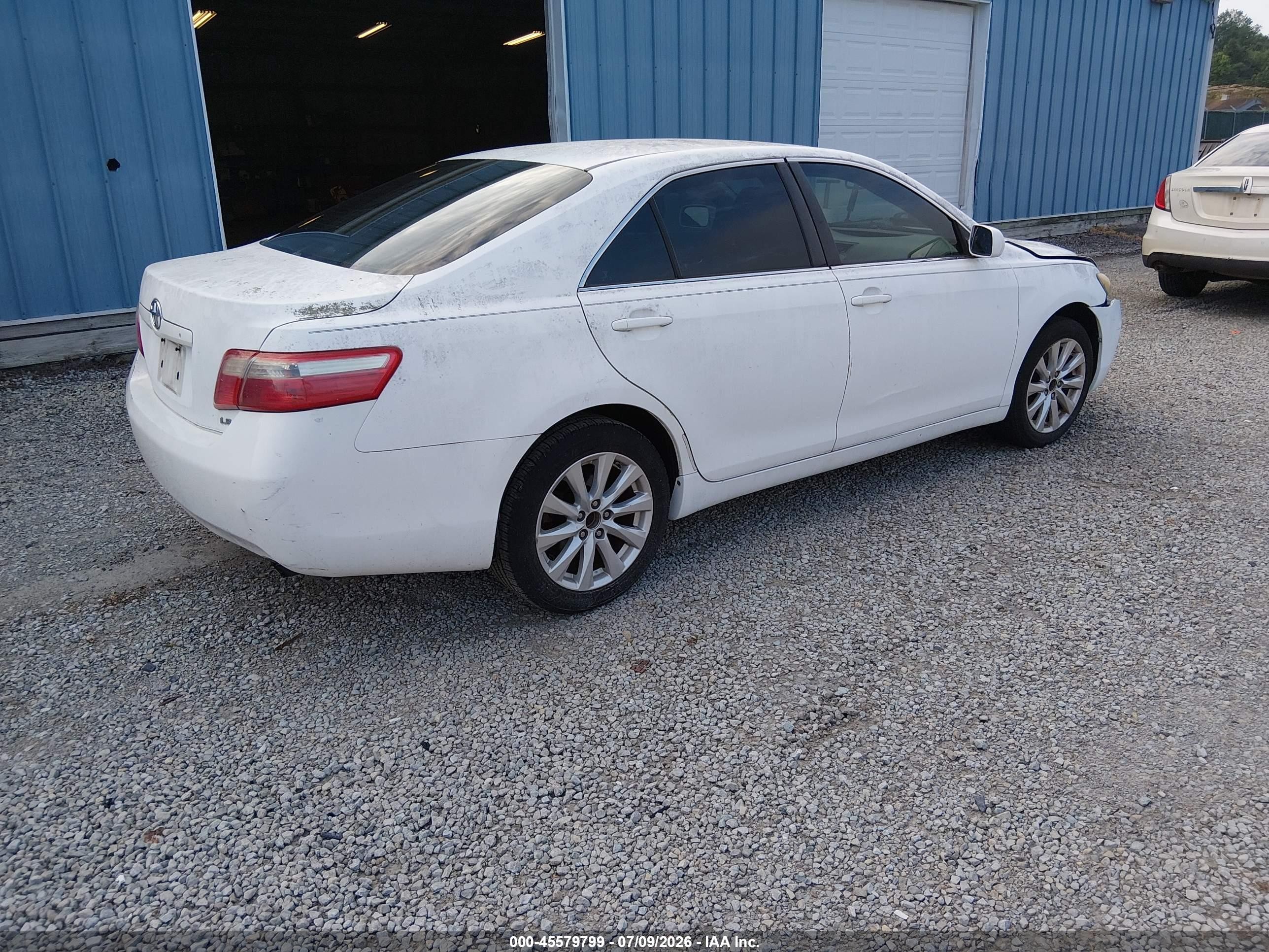 2009 Toyota Camry Le White vin: 4T1BE46K99U884841