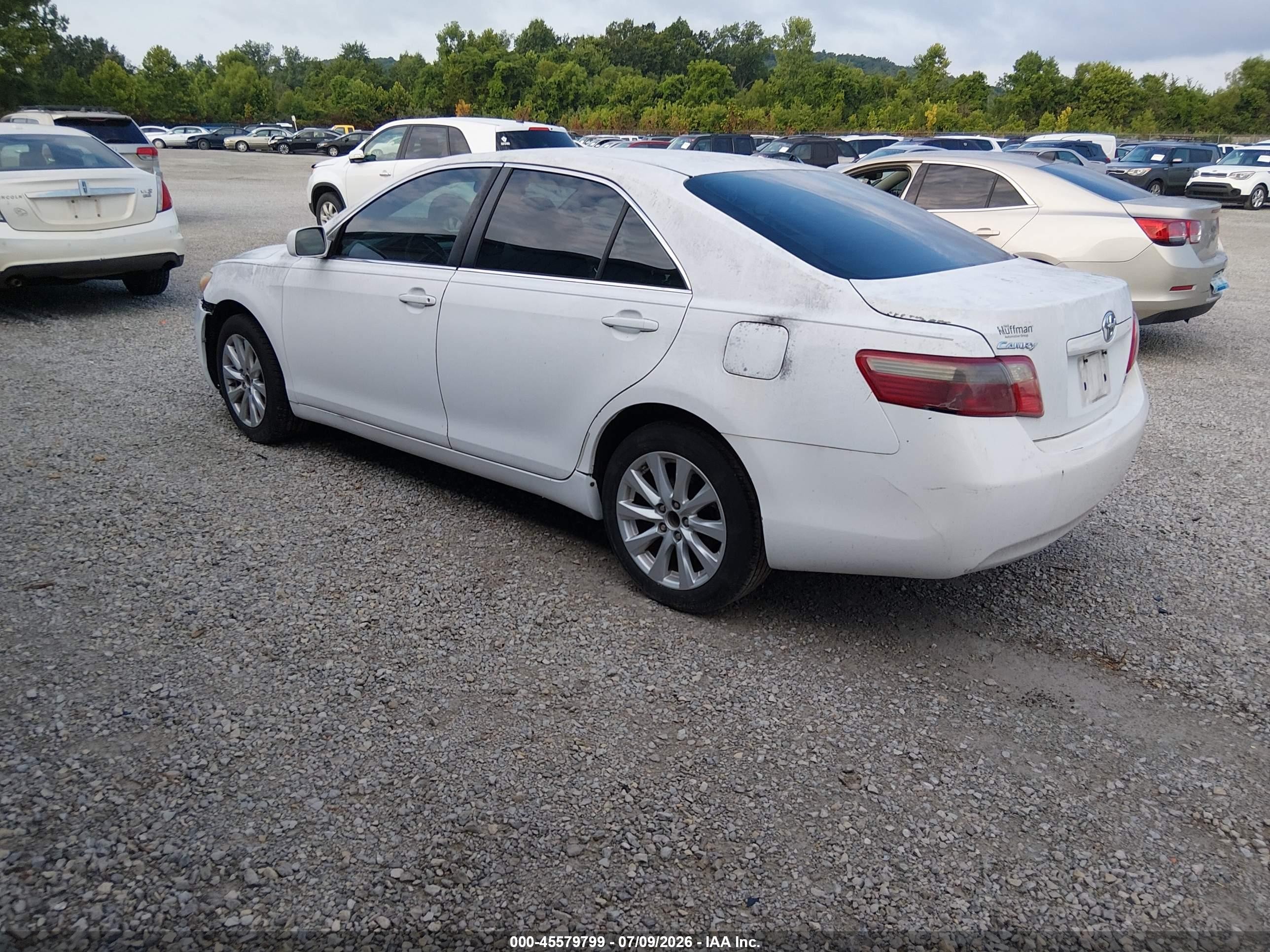 2009 Toyota Camry Le White vin: 4T1BE46K99U884841