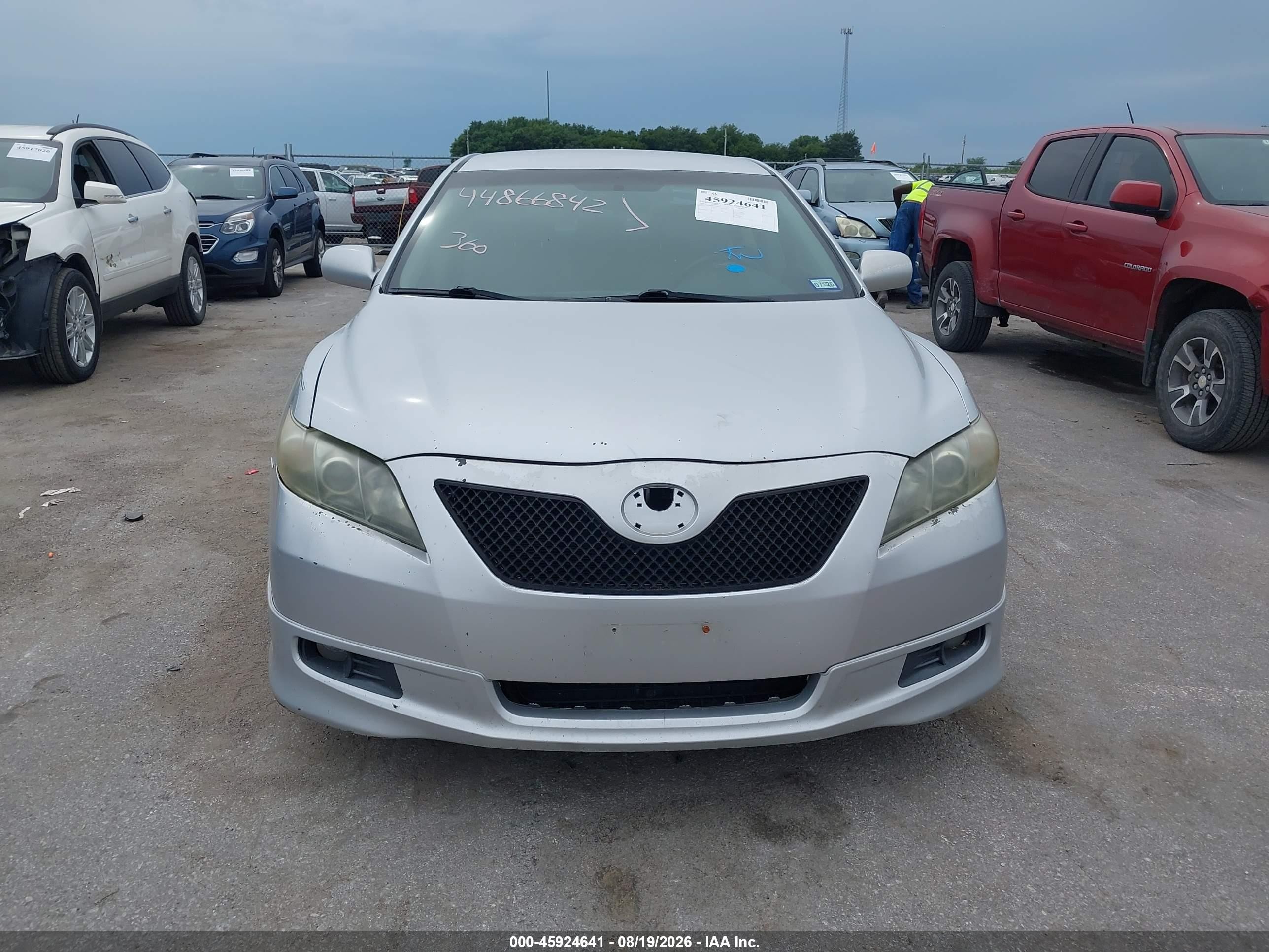 2009 Toyota Camry Se Серебряный vin: 4T1BE46K99U890753