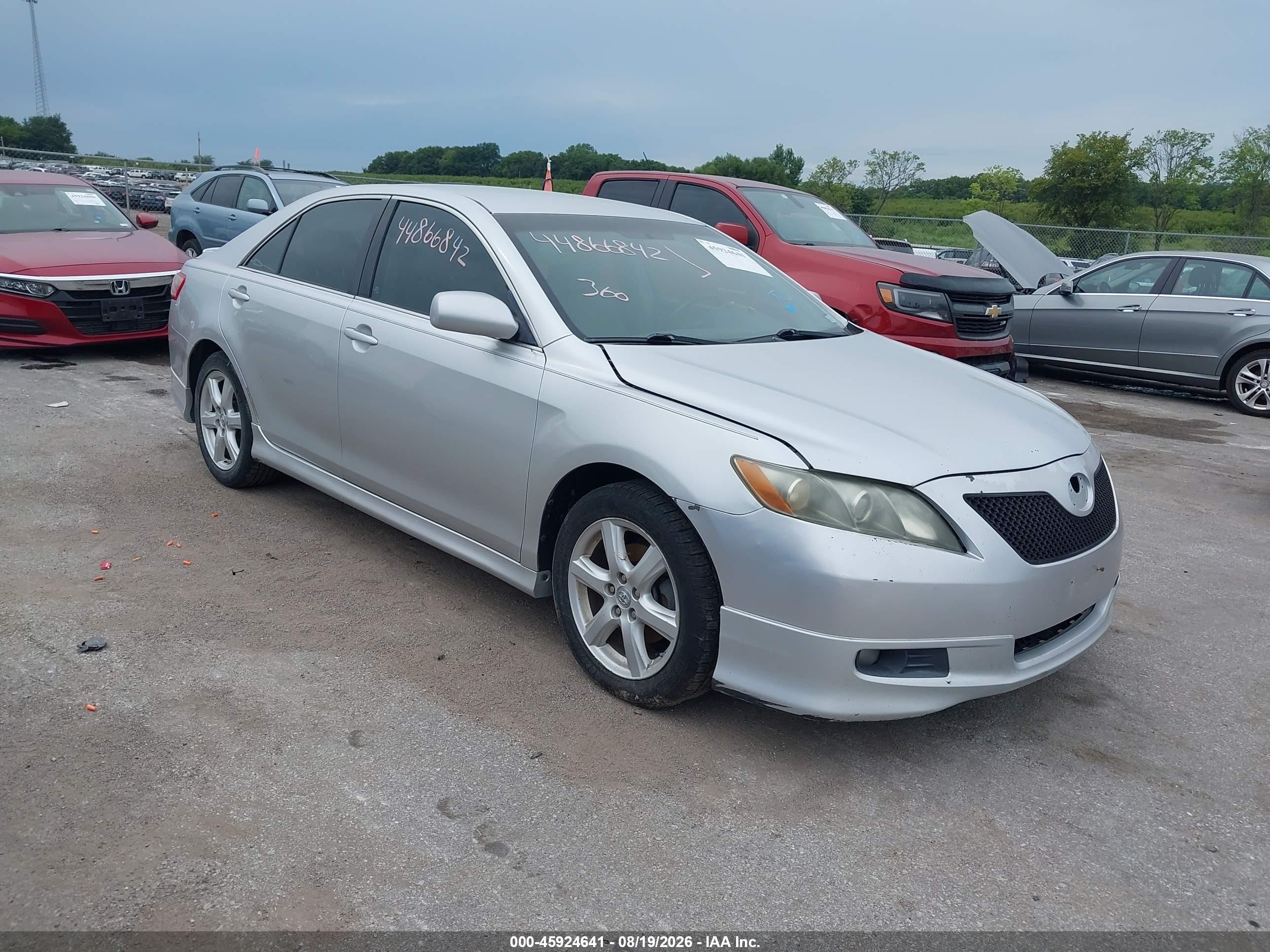 2009 Toyota Camry Se Silver vin: 4T1BE46K99U890753