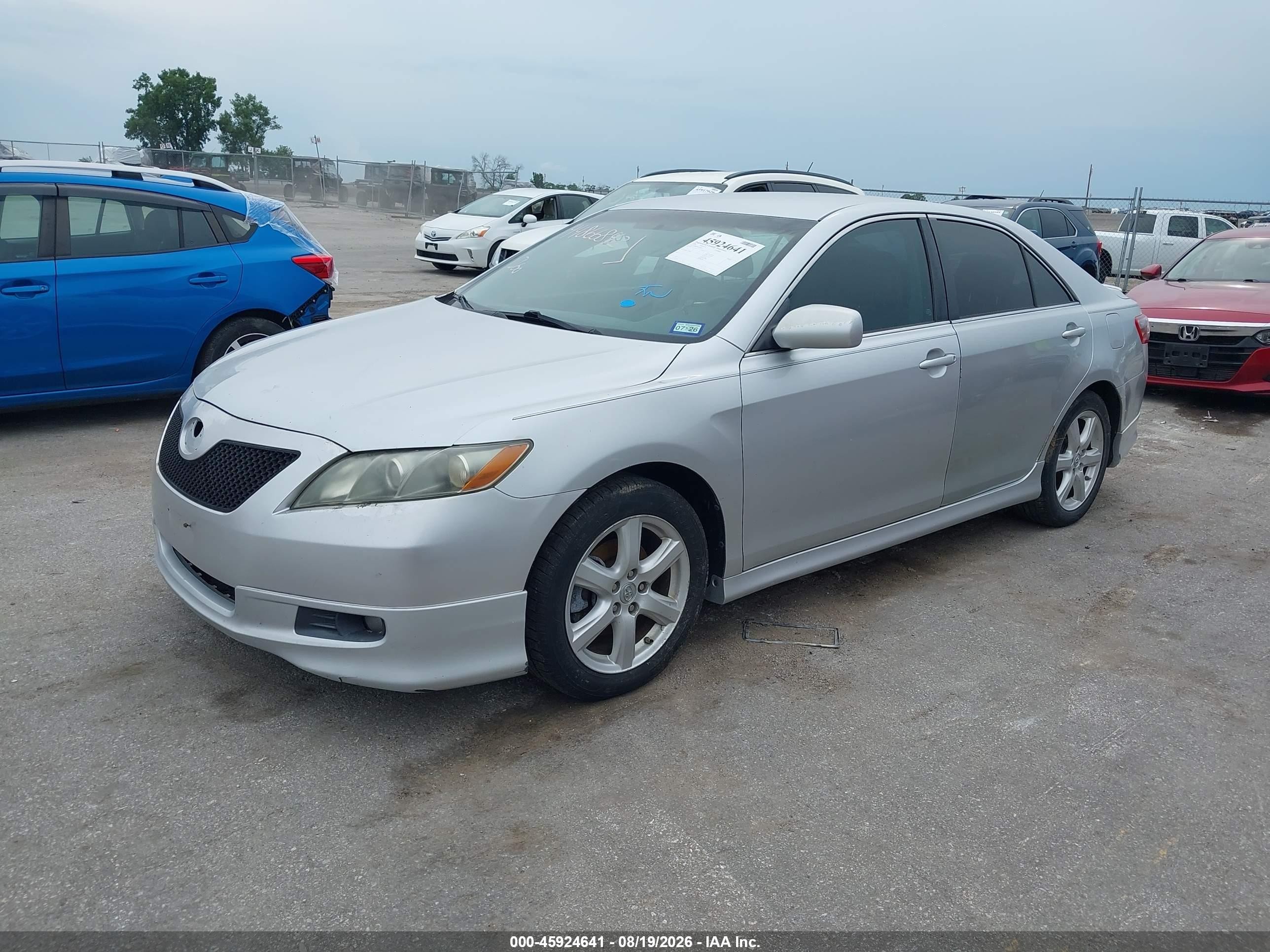 2009 Toyota Camry Se Серебряный vin: 4T1BE46K99U890753