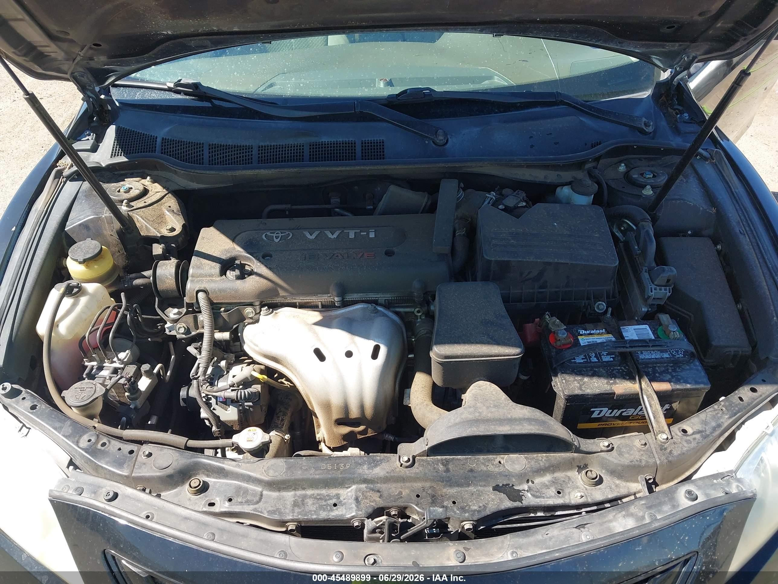 2007 Toyota Camry Le Черный vin: 4T1BE46KX7U004405