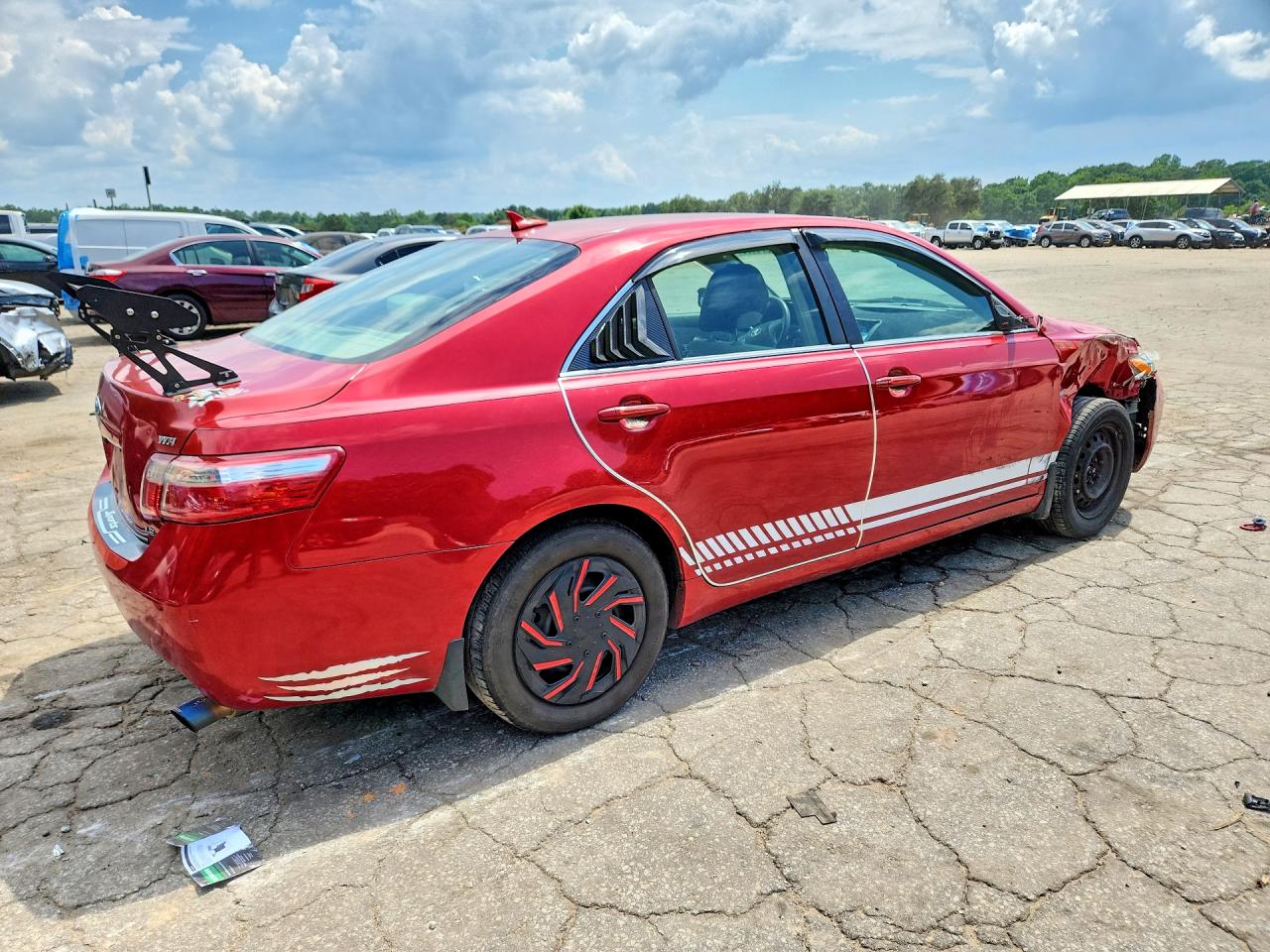 2007 Toyota Camry Le Red vin: 4T1BE46KX7U014710