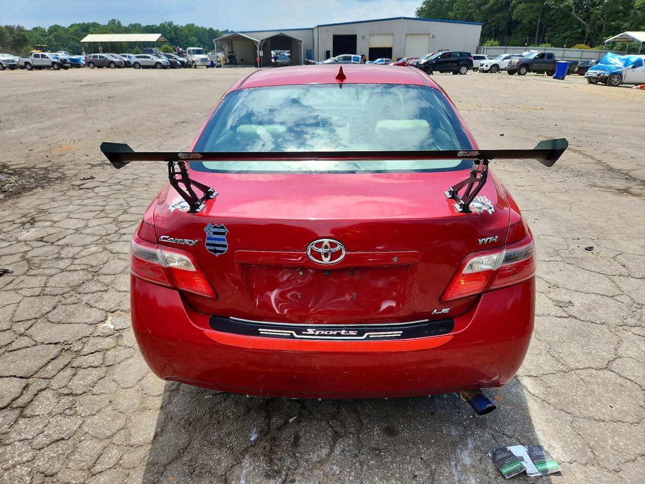 2007 Toyota Camry Le Red vin: 4T1BE46KX7U014710