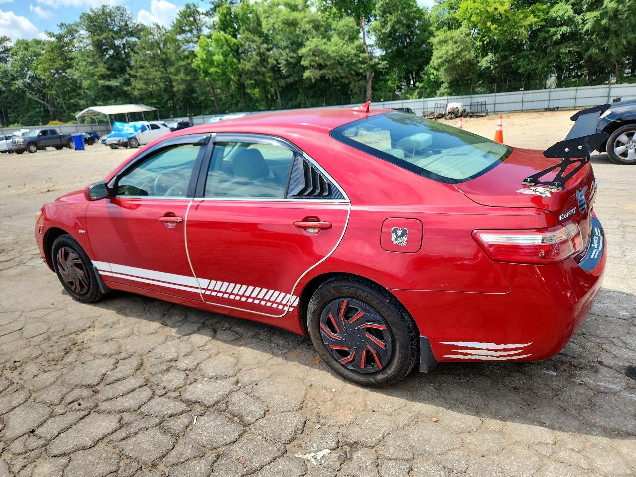 2007 Toyota Camry Le Red vin: 4T1BE46KX7U014710