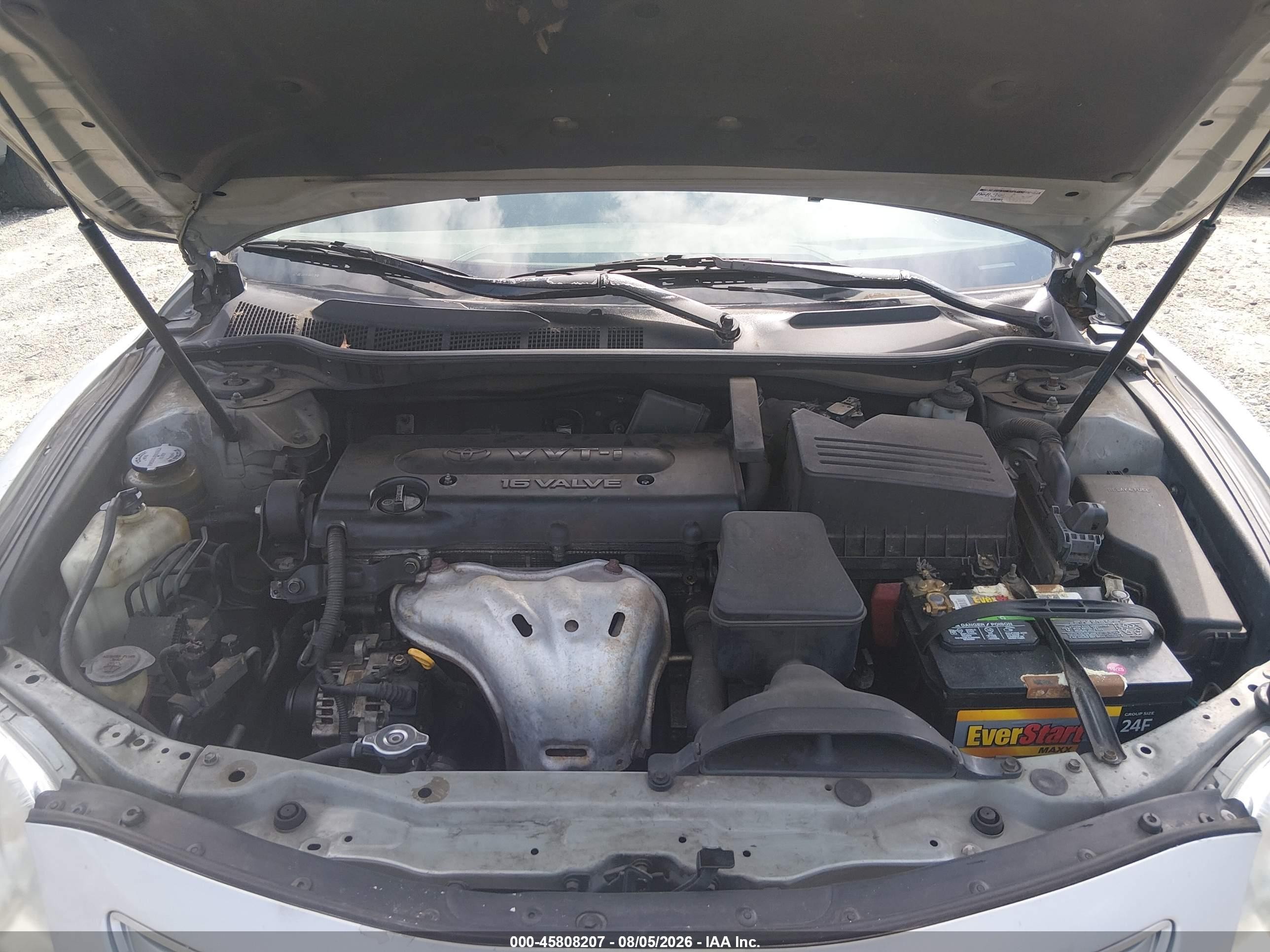 2007 Toyota Camry Le Silver vin: 4T1BE46KX7U032978