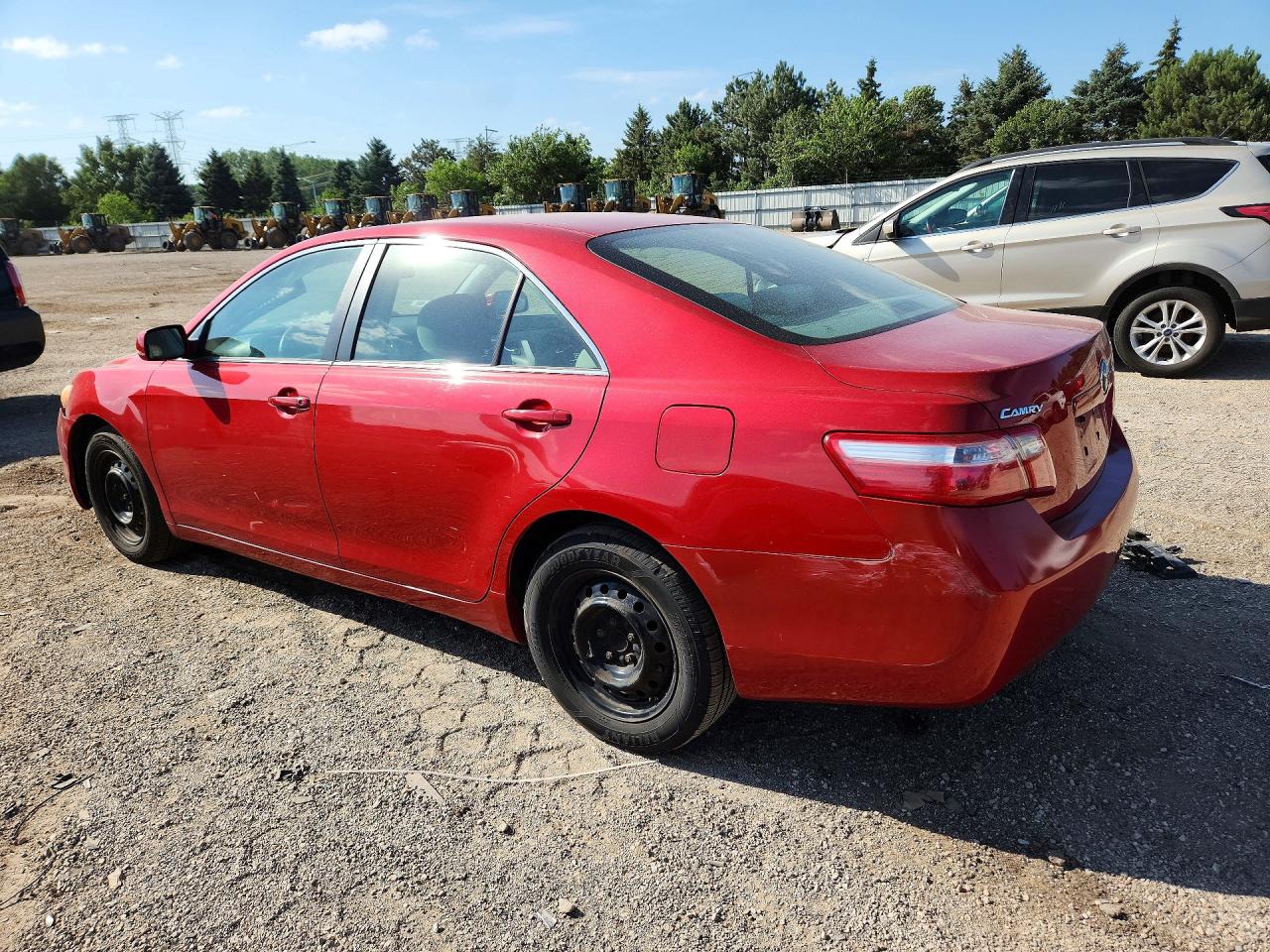 2007 Toyota Camry Le Red vin: 4T1BE46KX7U039364
