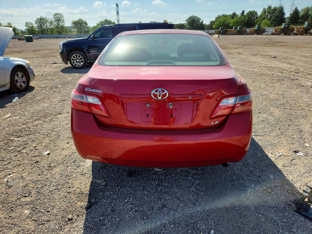2007 Toyota Camry Le Red vin: 4T1BE46KX7U039364