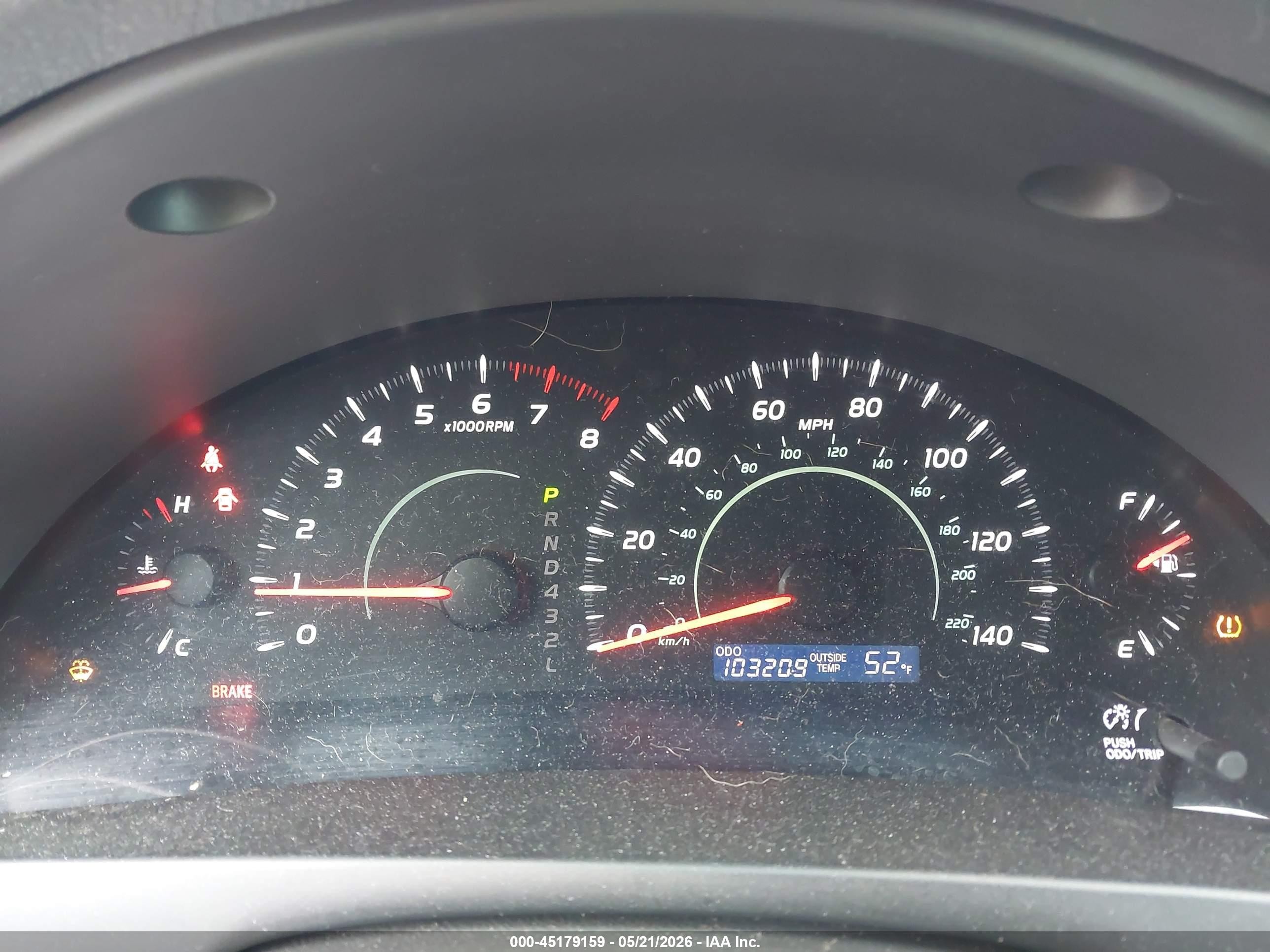 2007 Toyota Camry Le Red vin: 4T1BE46KX7U048856