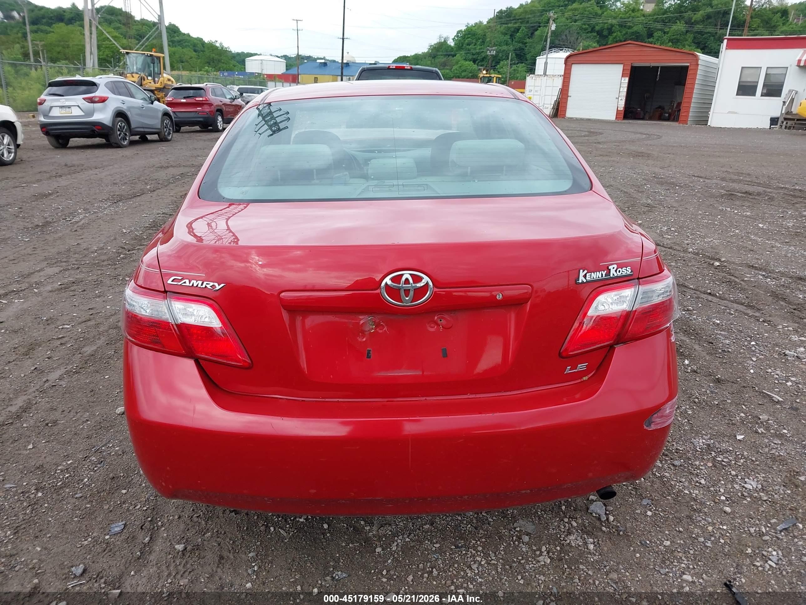 2007 Toyota Camry Le Red vin: 4T1BE46KX7U048856