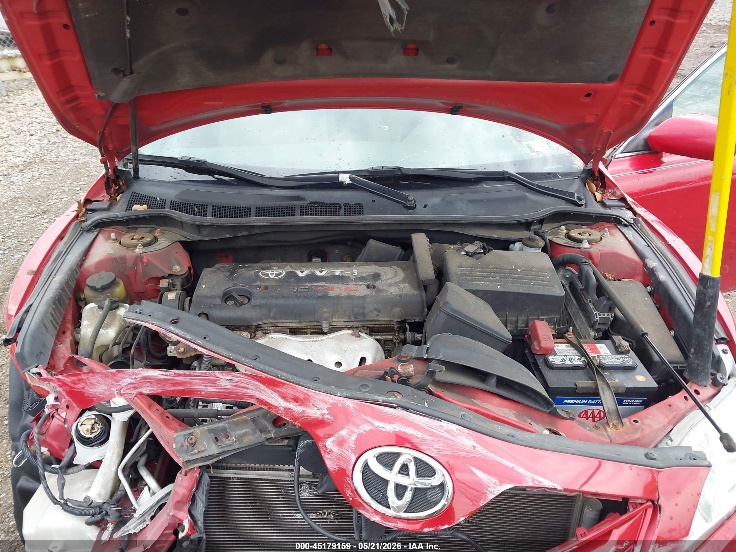 2007 Toyota Camry Le Red vin: 4T1BE46KX7U048856