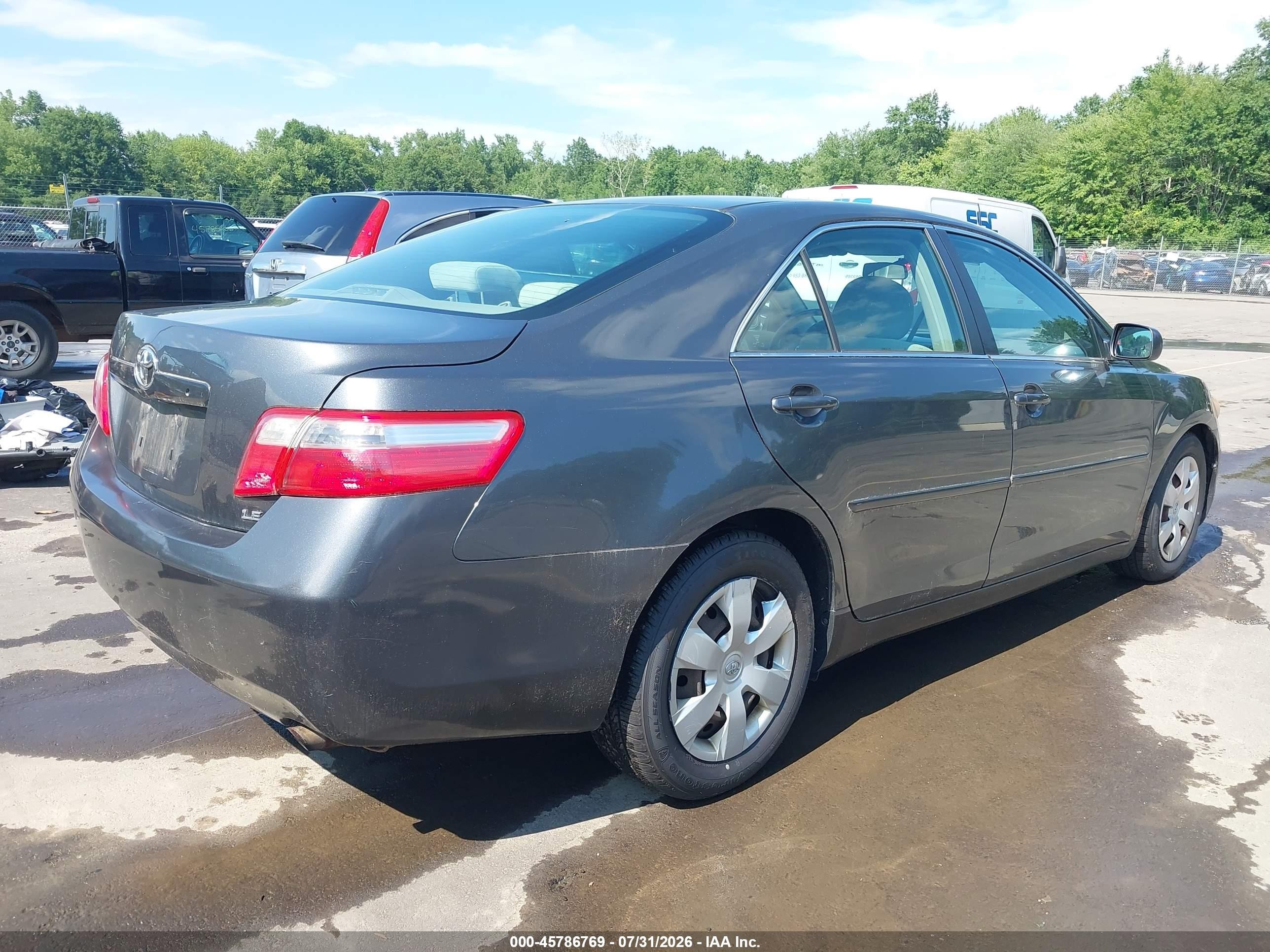 2007 Toyota Camry Ce/le/xle/se Gray vin: 4T1BE46KX7U070906