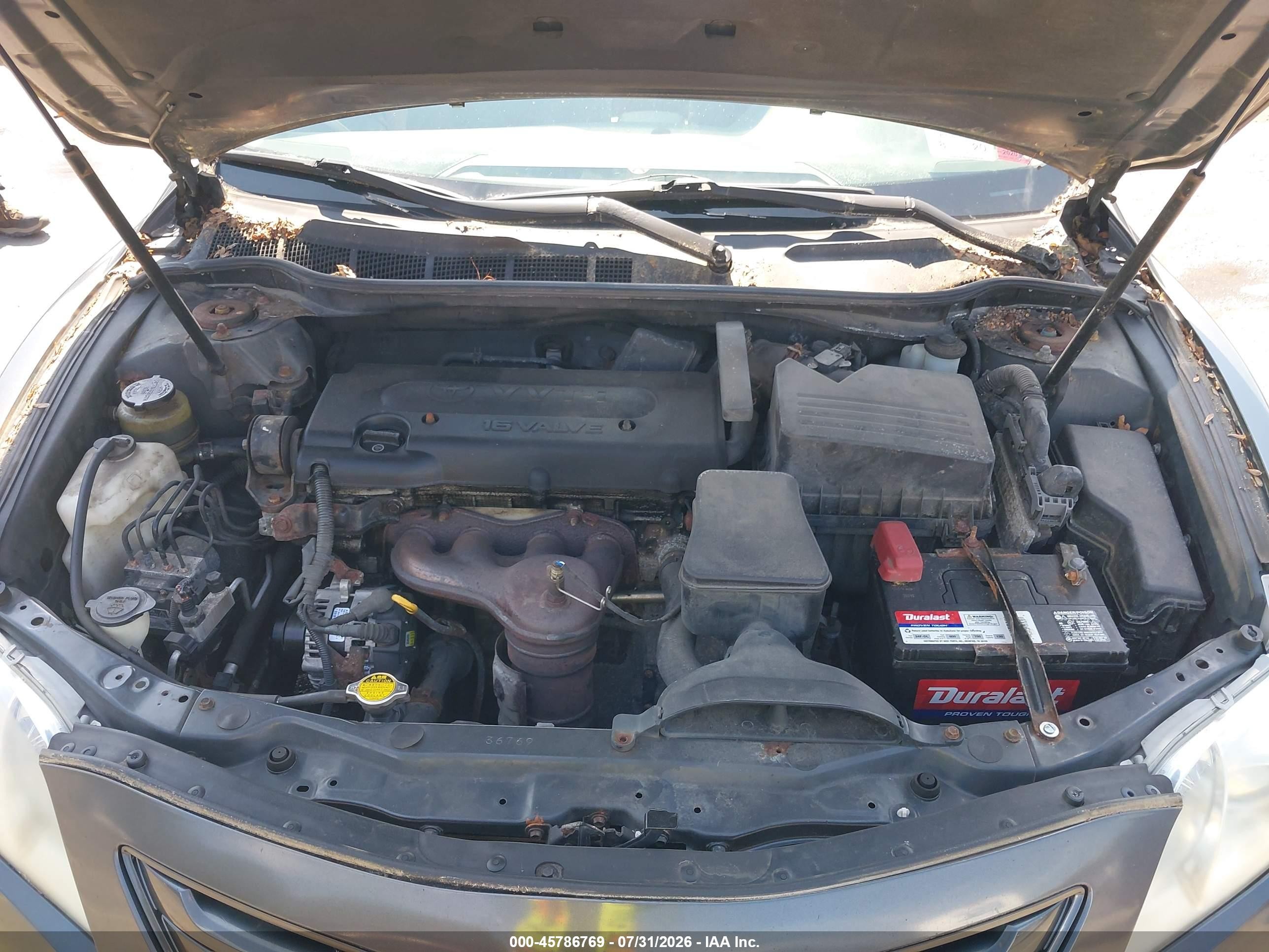 2007 Toyota Camry Ce/le/xle/se Gray vin: 4T1BE46KX7U070906