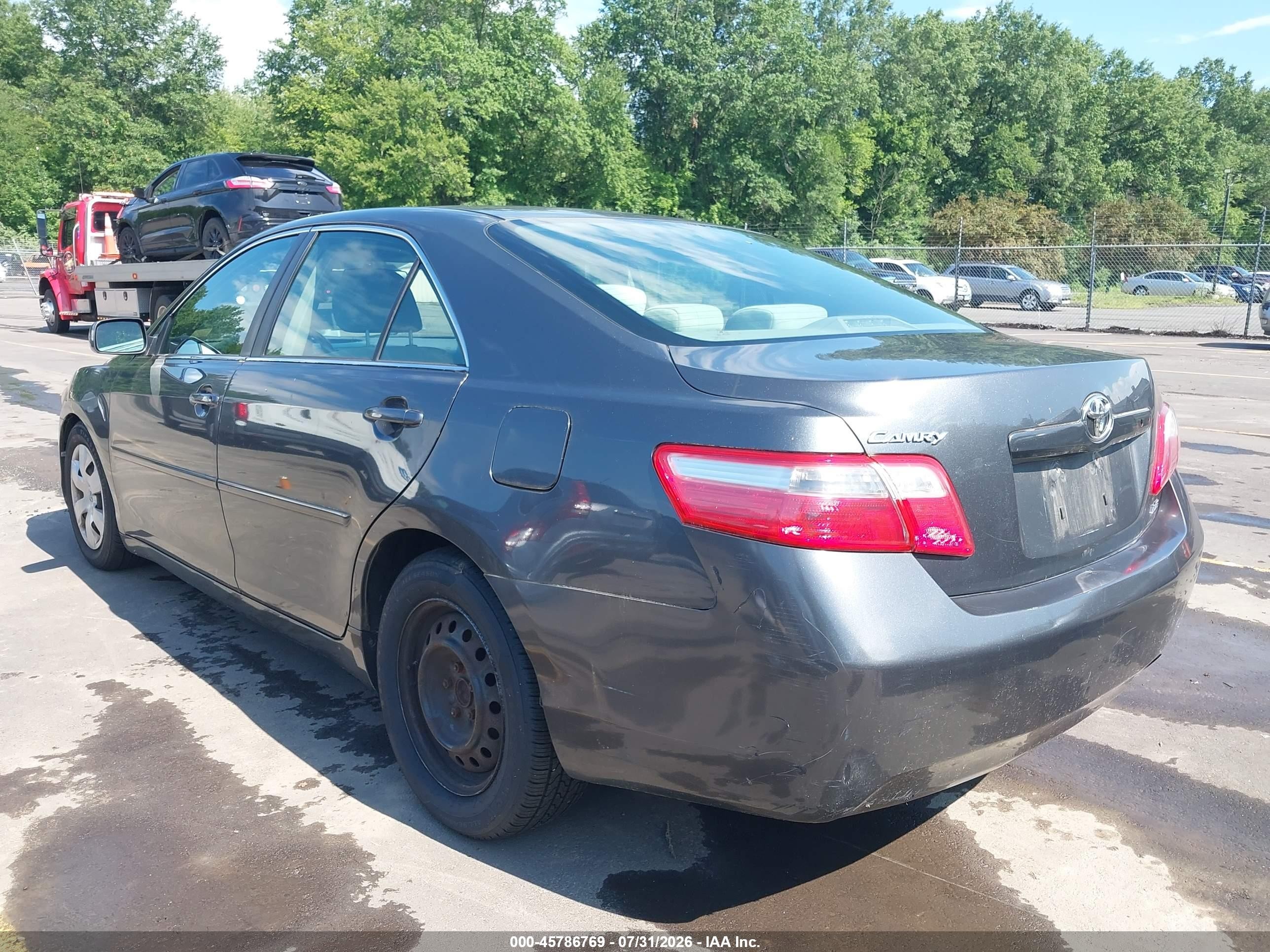2007 Toyota Camry Ce/le/xle/se Gray vin: 4T1BE46KX7U070906