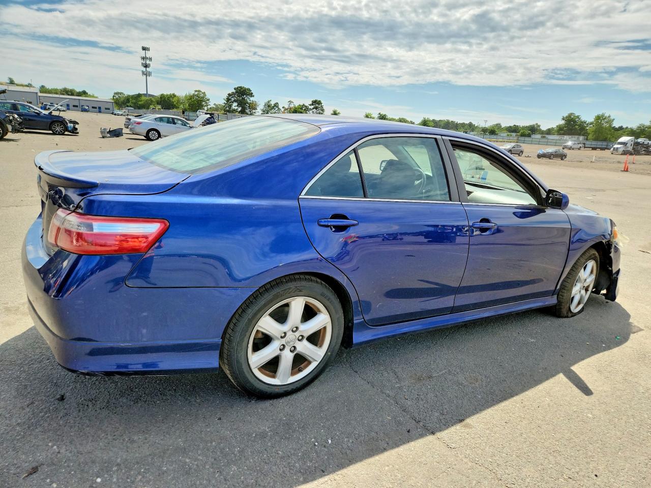 2007 Toyota Camry Se Синий vin: 4T1BE46KX7U078066