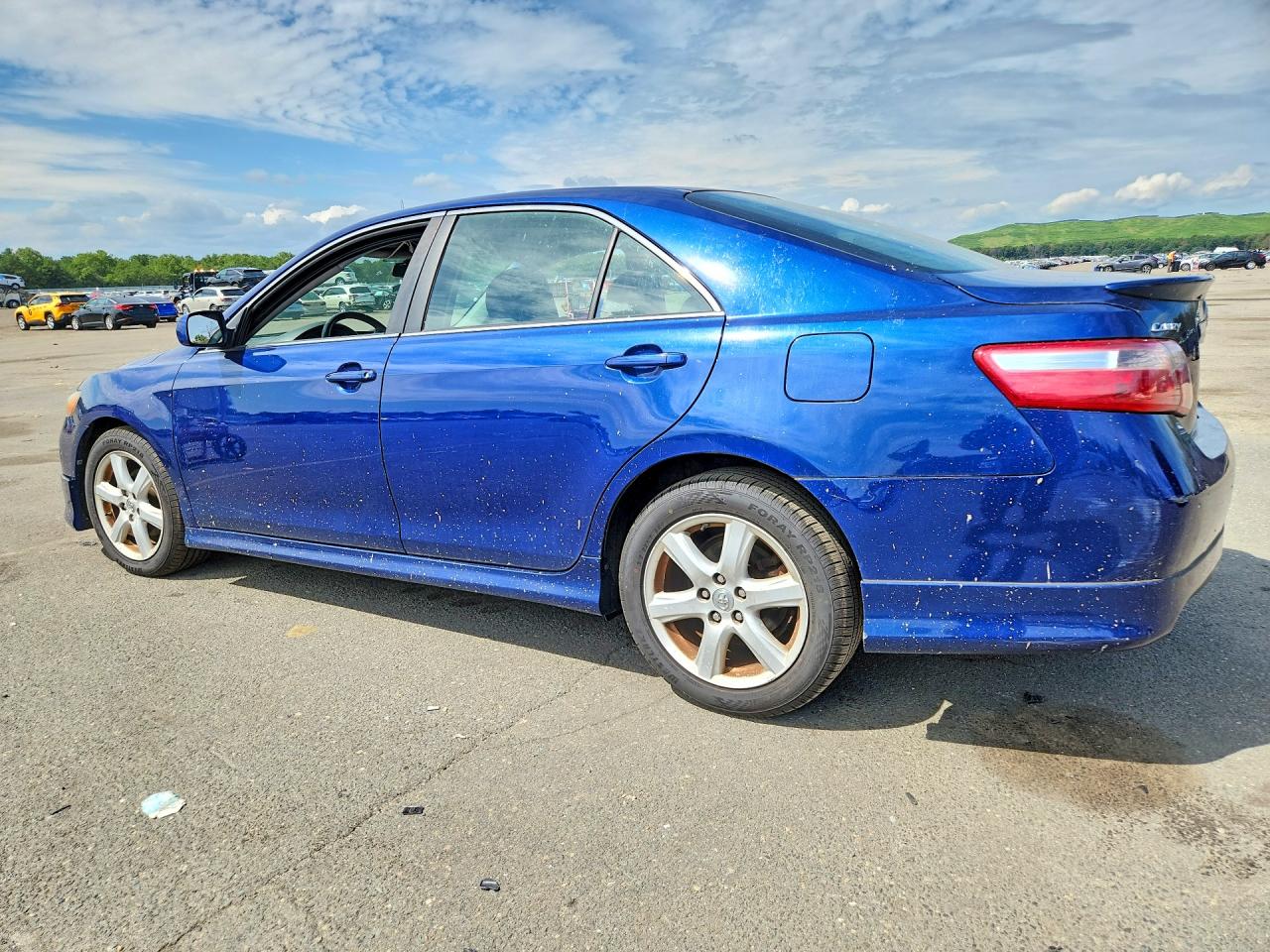 2007 Toyota Camry Se Синий vin: 4T1BE46KX7U078066
