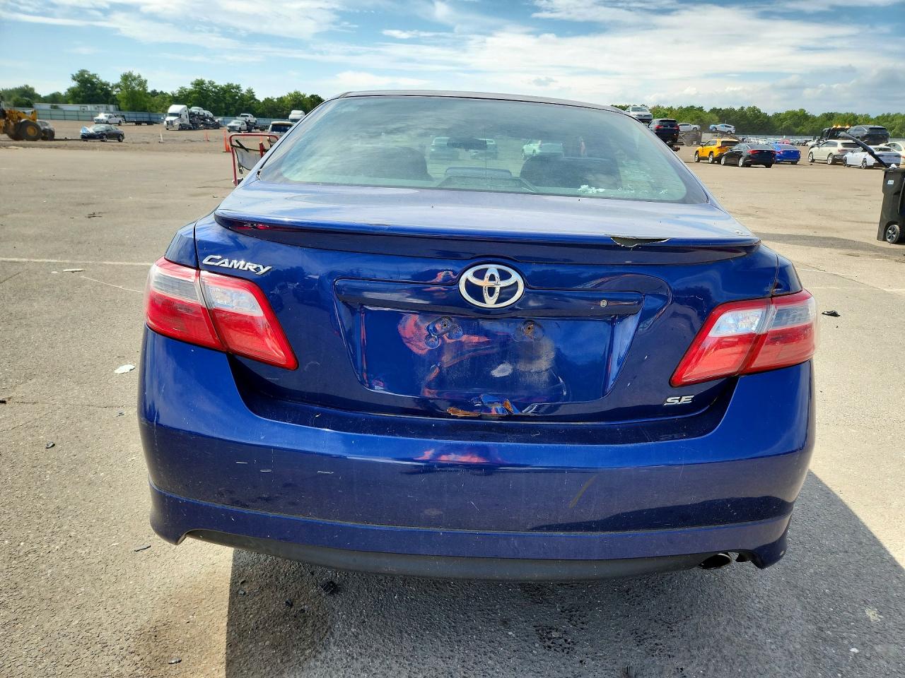 2007 Toyota Camry Se Синий vin: 4T1BE46KX7U078066