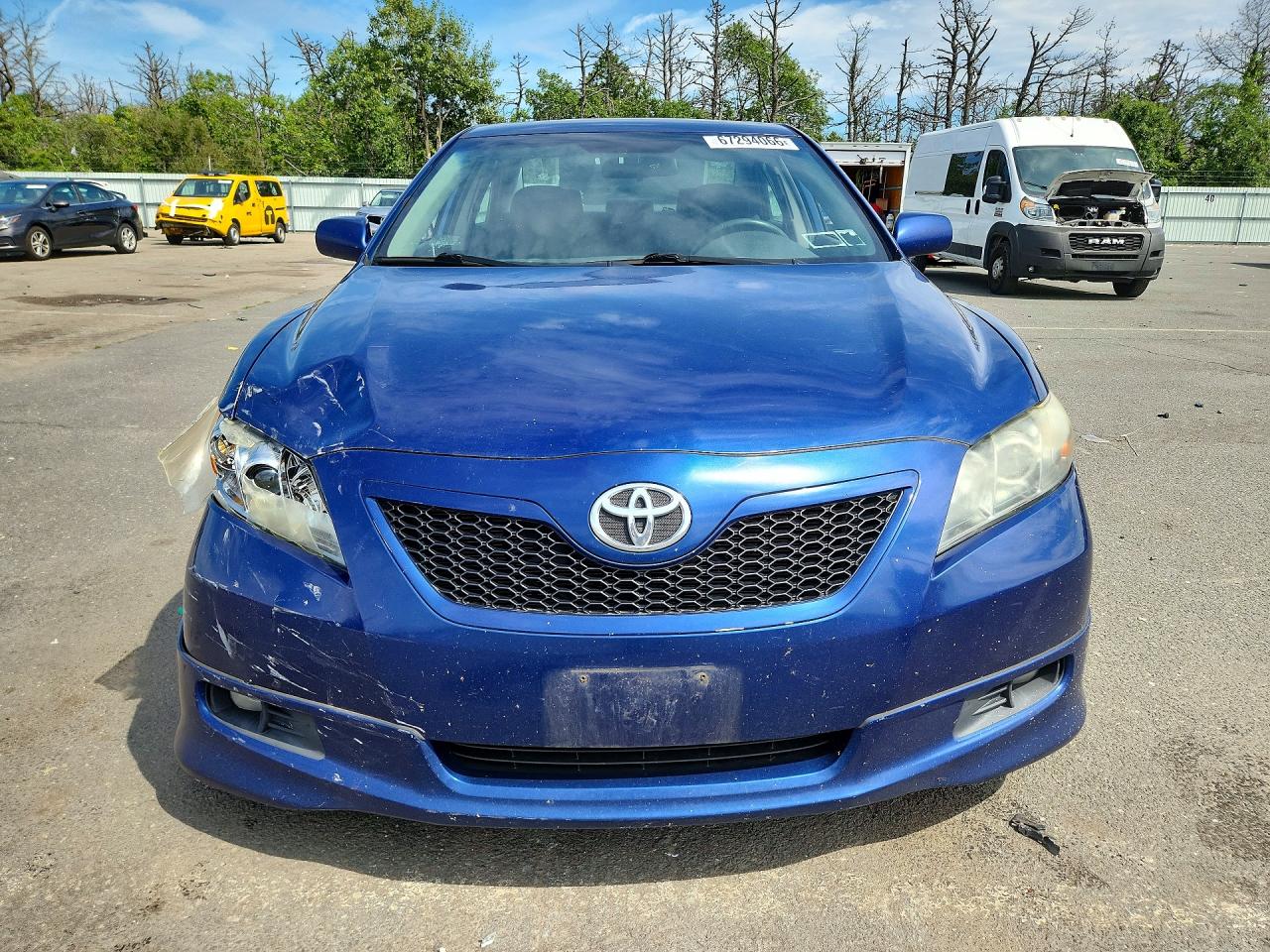 2007 Toyota Camry Se Синий vin: 4T1BE46KX7U078066