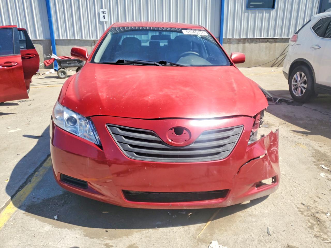 2007 Toyota Camry Le Red vin: 4T1BE46KX7U083140