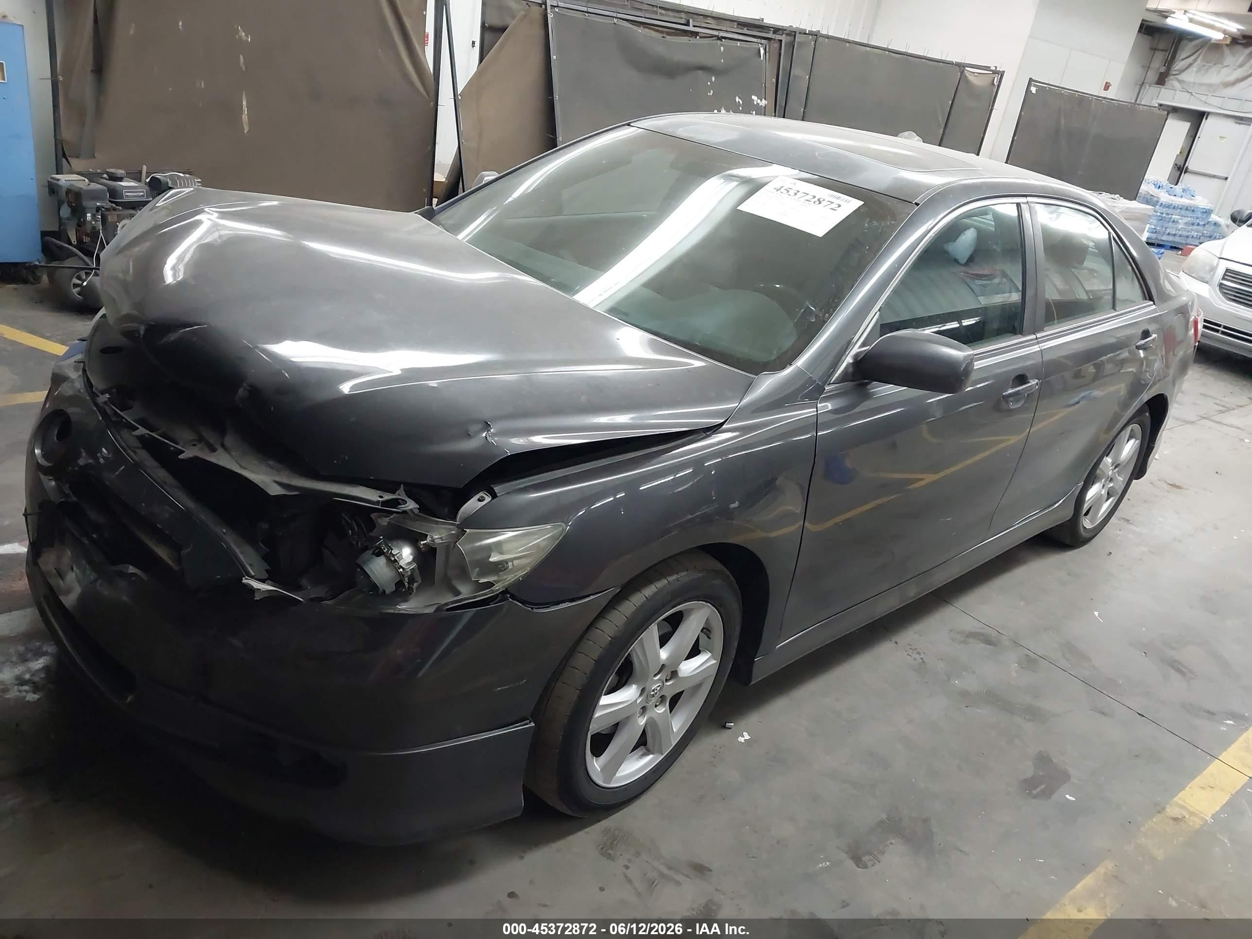 2007 Toyota Camry Se Gray vin: 4T1BE46KX7U106920