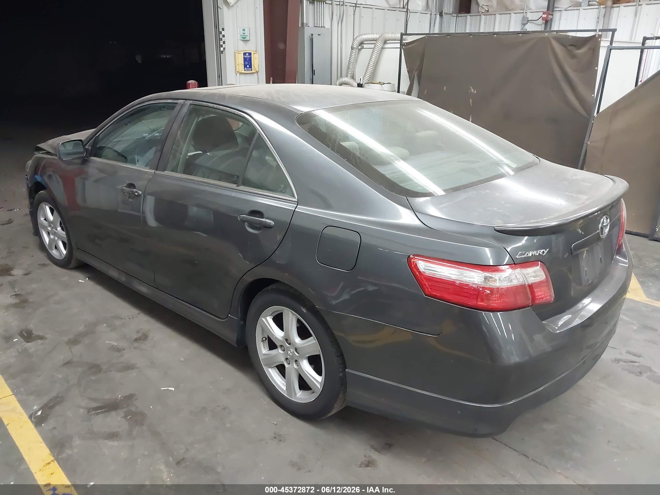 2007 Toyota Camry Se Gray vin: 4T1BE46KX7U106920