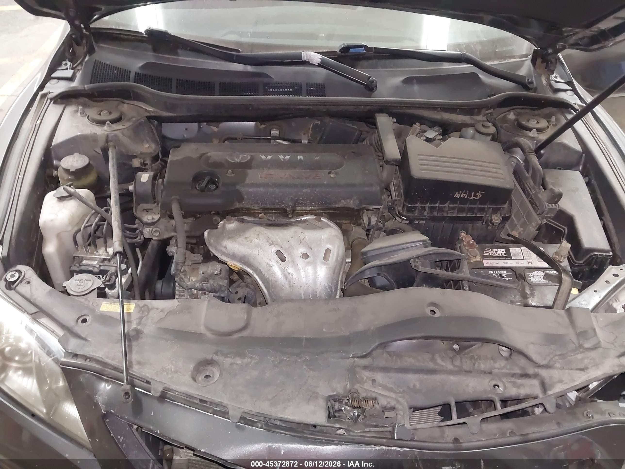 2007 Toyota Camry Se Gray vin: 4T1BE46KX7U106920