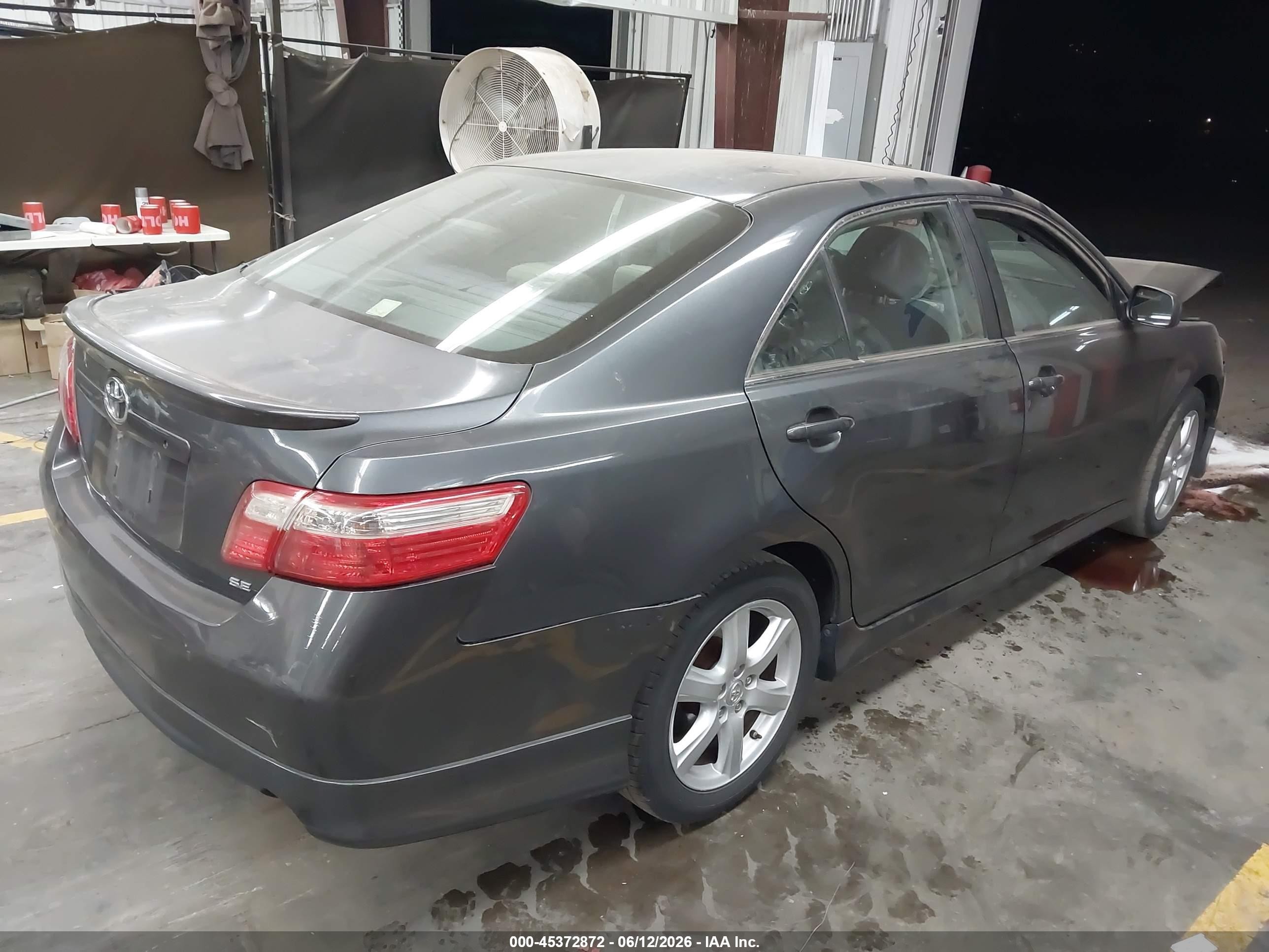 2007 Toyota Camry Se Gray vin: 4T1BE46KX7U106920