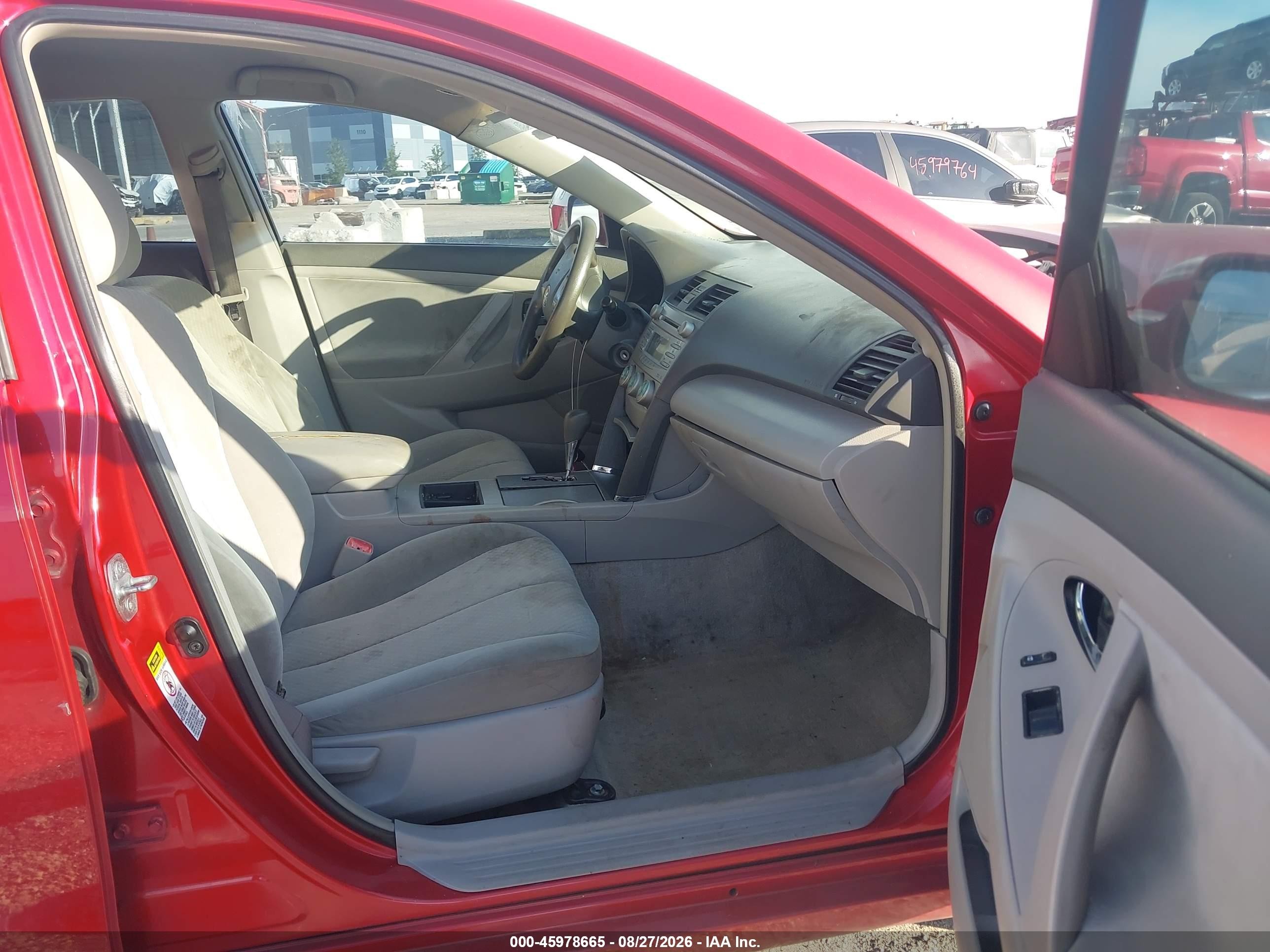 2007 Toyota Camry Le Red vin: 4T1BE46KX7U121269