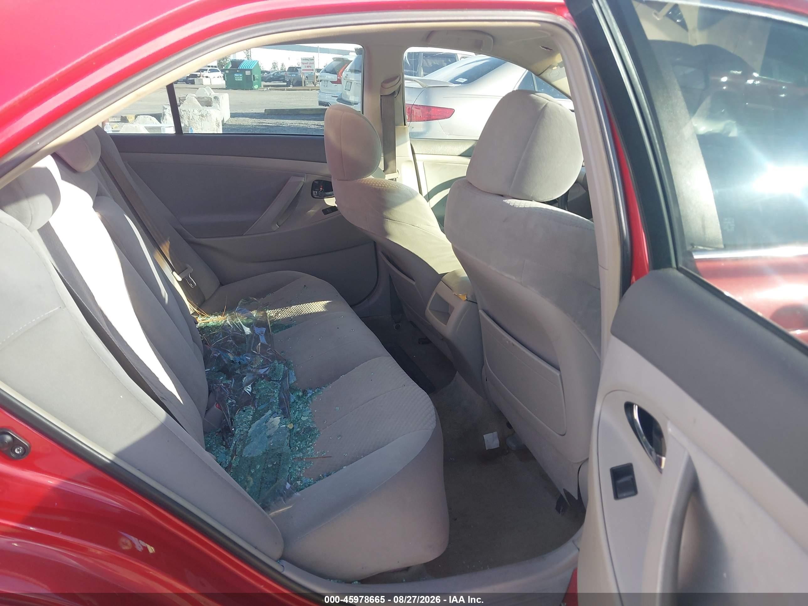 2007 Toyota Camry Le Red vin: 4T1BE46KX7U121269