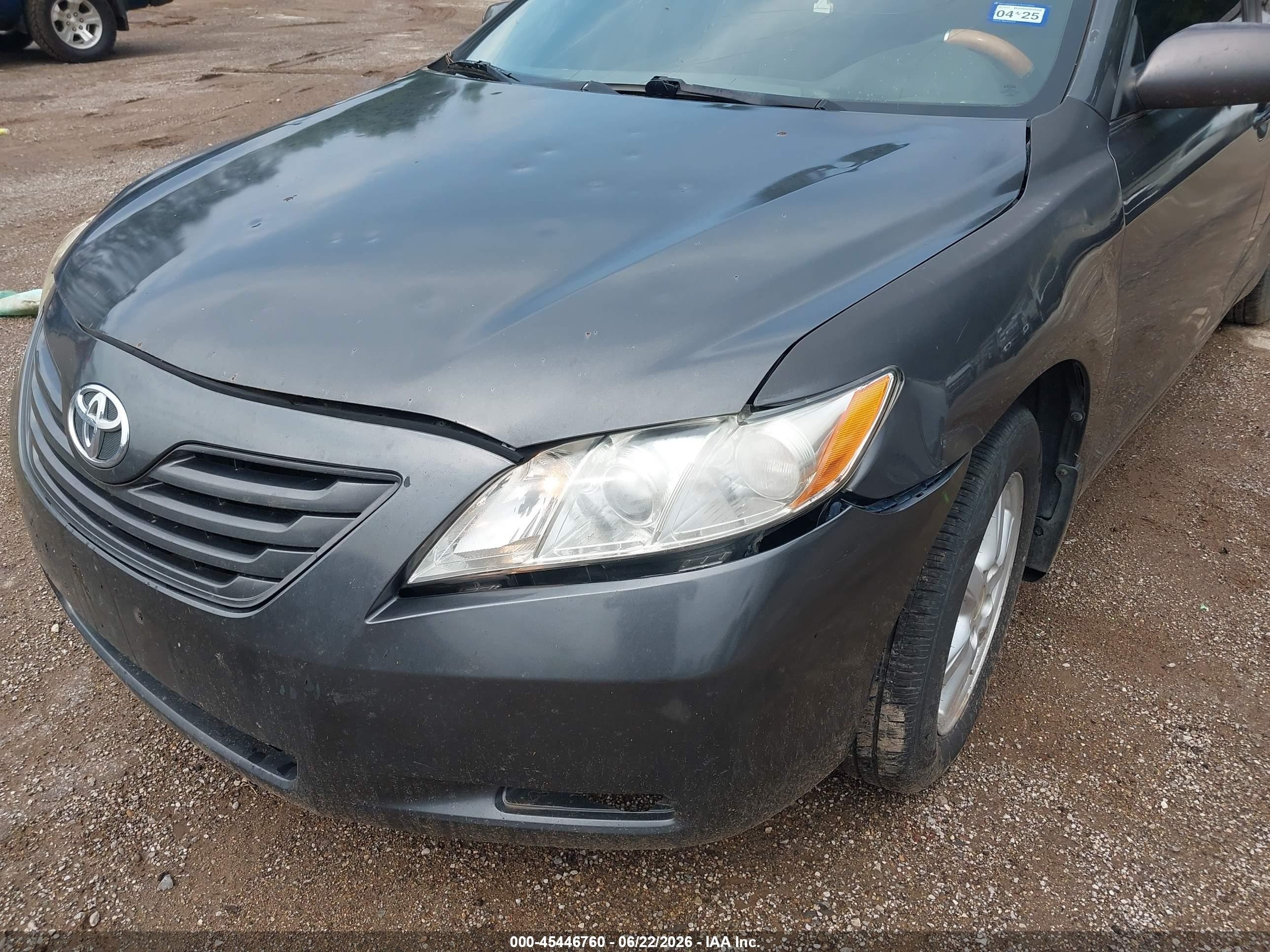 2007 Toyota Camry Le Gray vin: 4T1BE46KX7U122258
