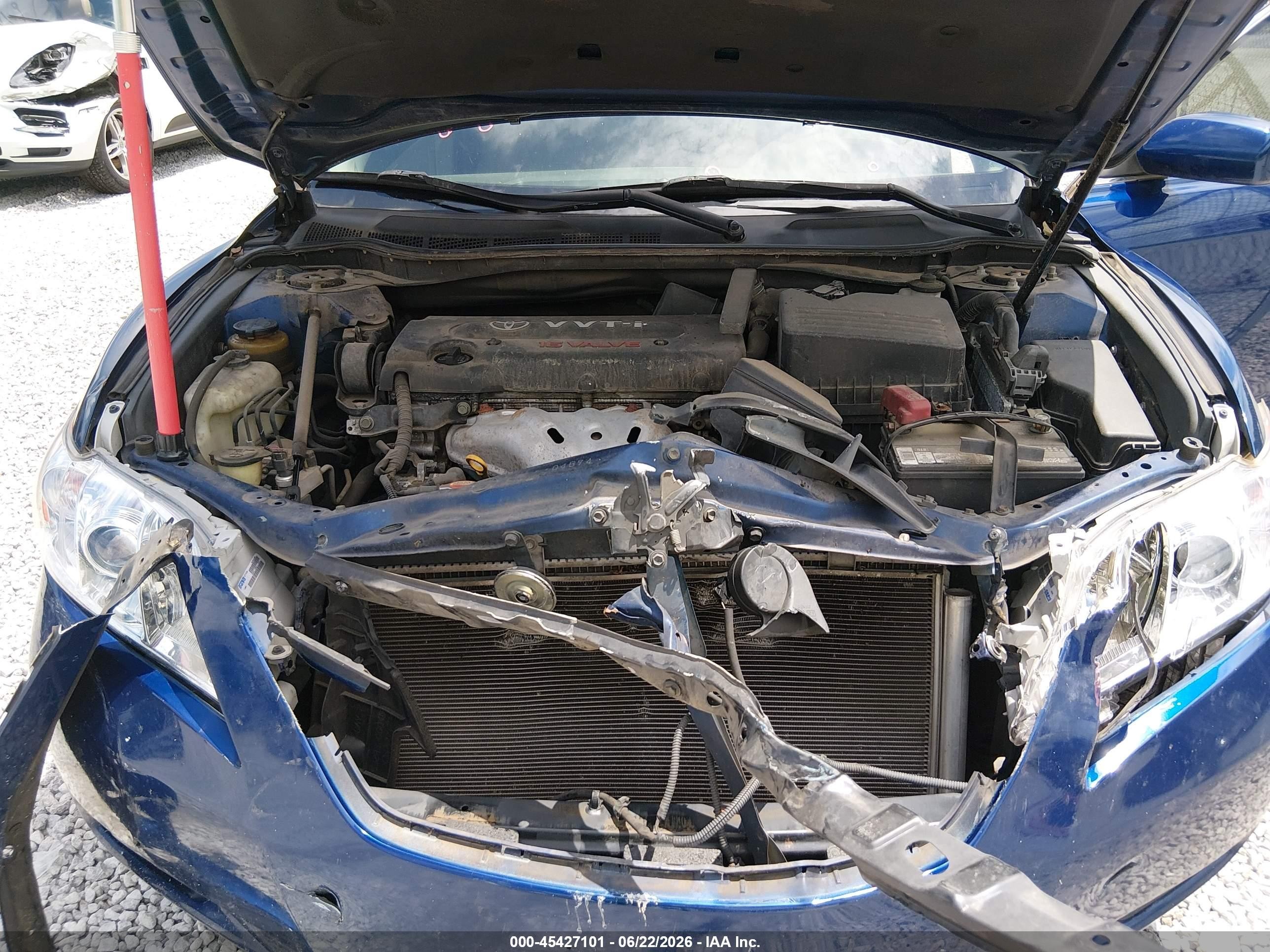 2007 Toyota Camry Le Blue vin: 4T1BE46KX7U127900
