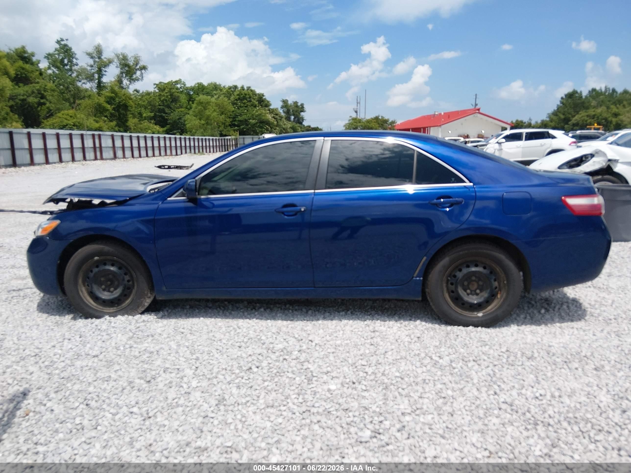 2007 Toyota Camry Le Blue vin: 4T1BE46KX7U127900