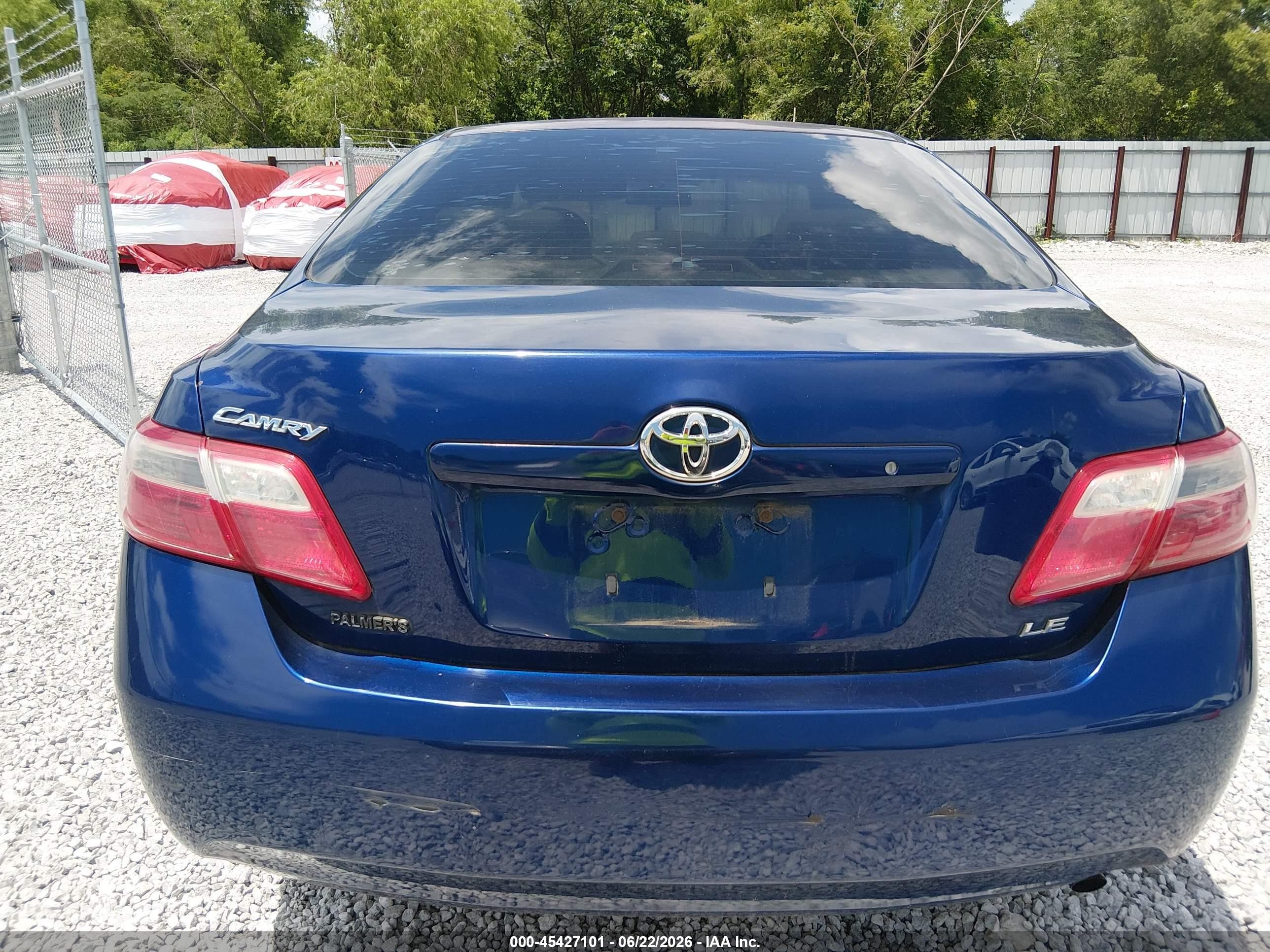 2007 Toyota Camry Le Blue vin: 4T1BE46KX7U127900