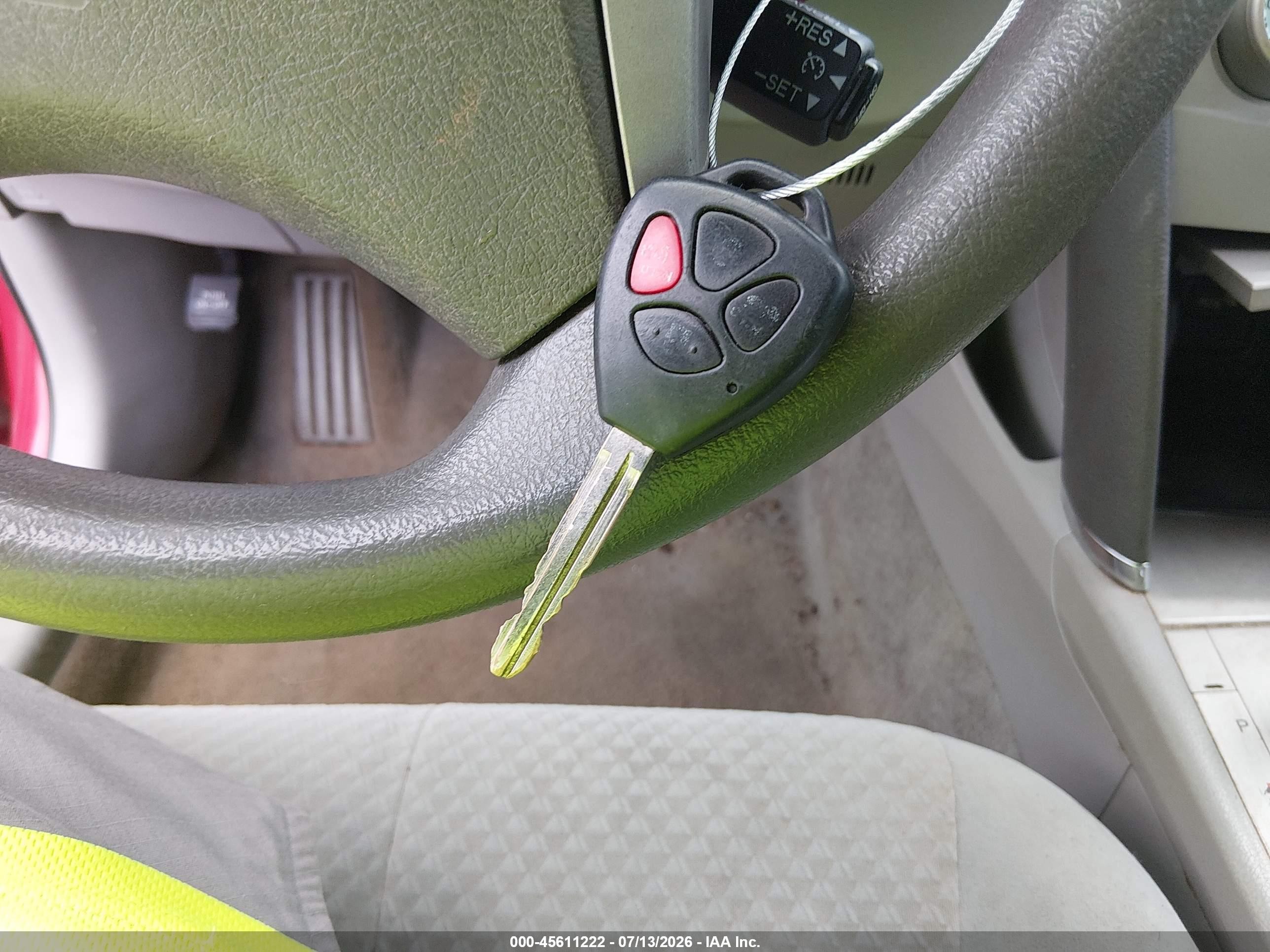 2007 Toyota Camry Le Красный vin: 4T1BE46KX7U131767