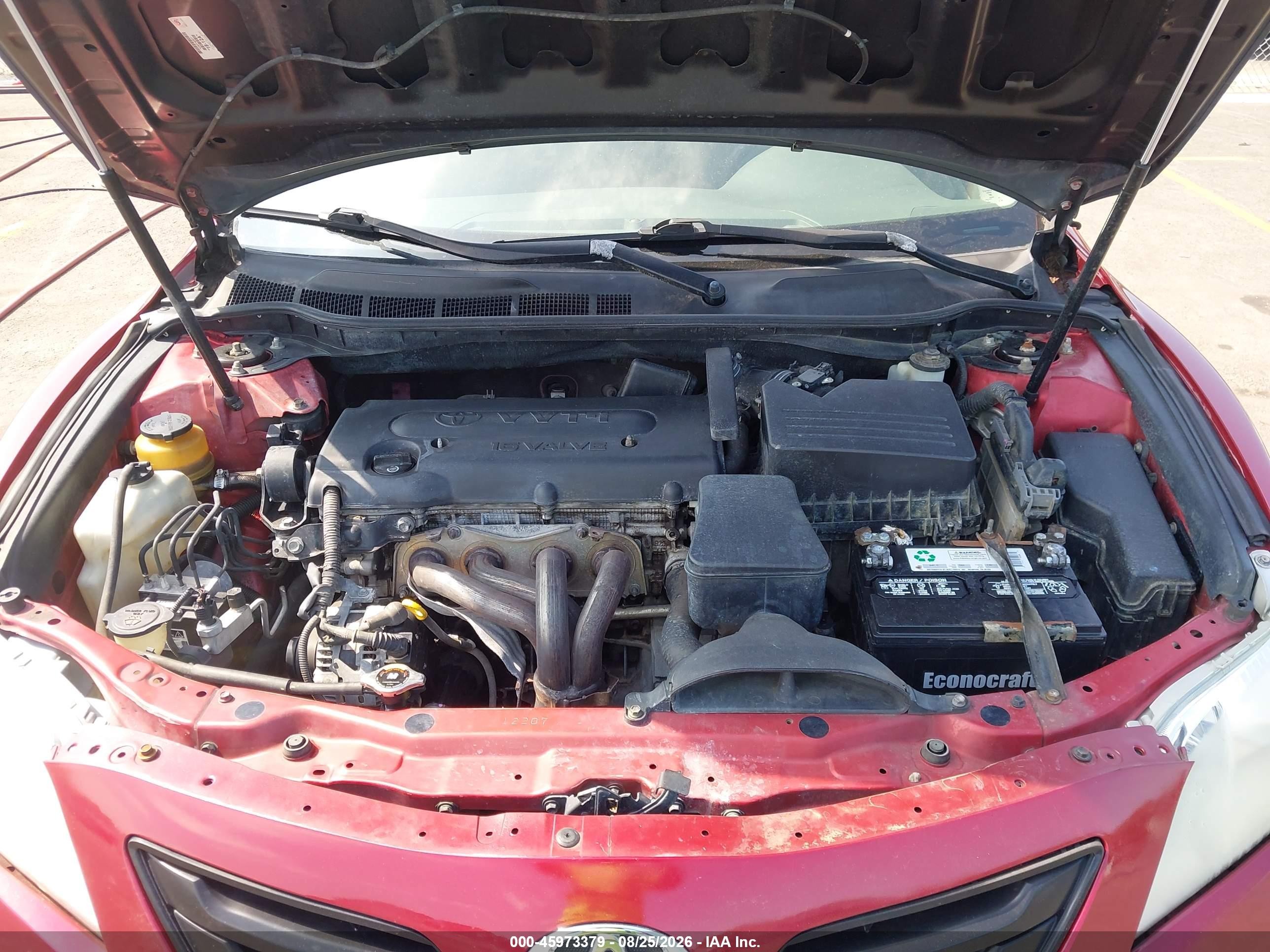 2007 Toyota Camry Le Red vin: 4T1BE46KX7U131767