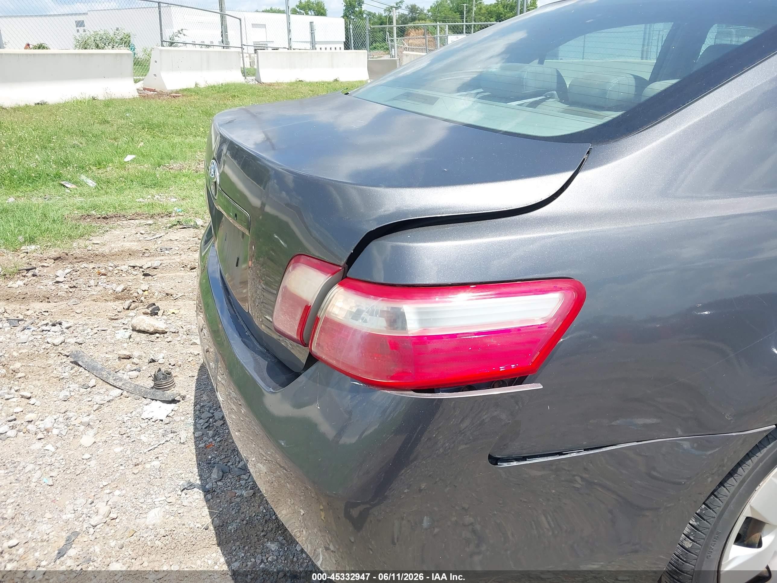 2007 Toyota Camry Le Gray vin: 4T1BE46KX7U133602
