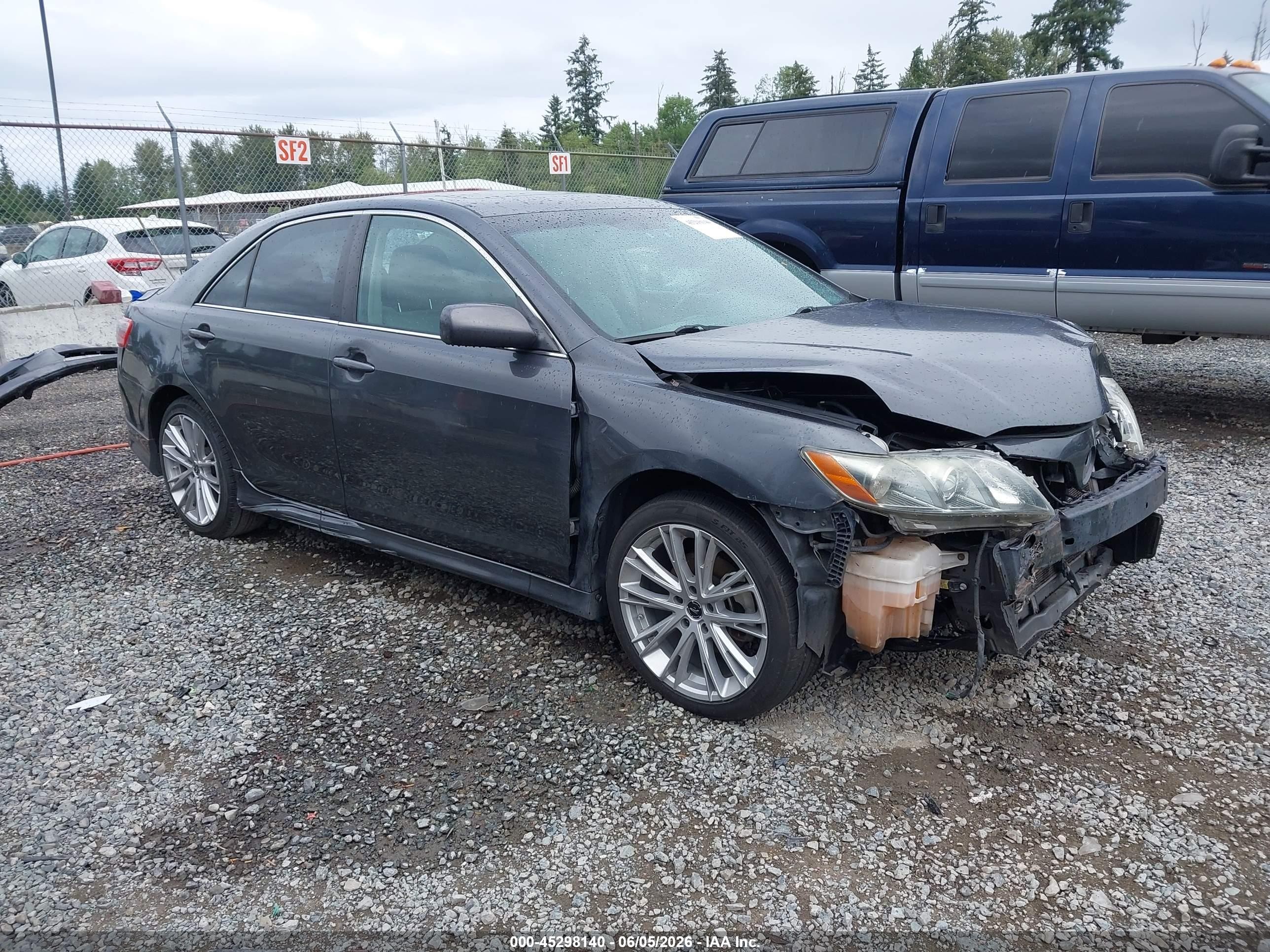 2007 Toyota Camry Se Gray vin: 4T1BE46KX7U146530