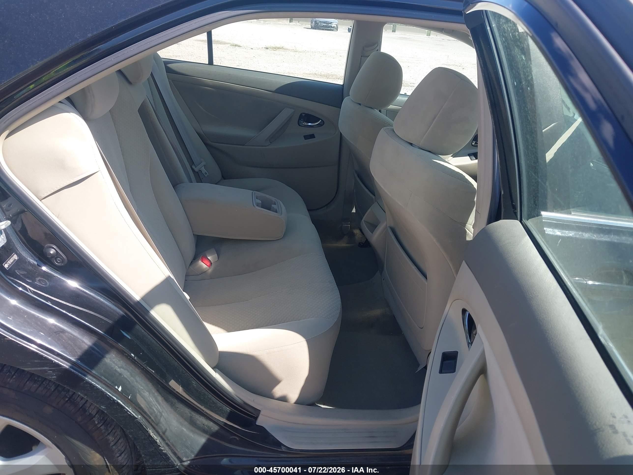 2007 Toyota Camry Le Black vin: 4T1BE46KX7U148990