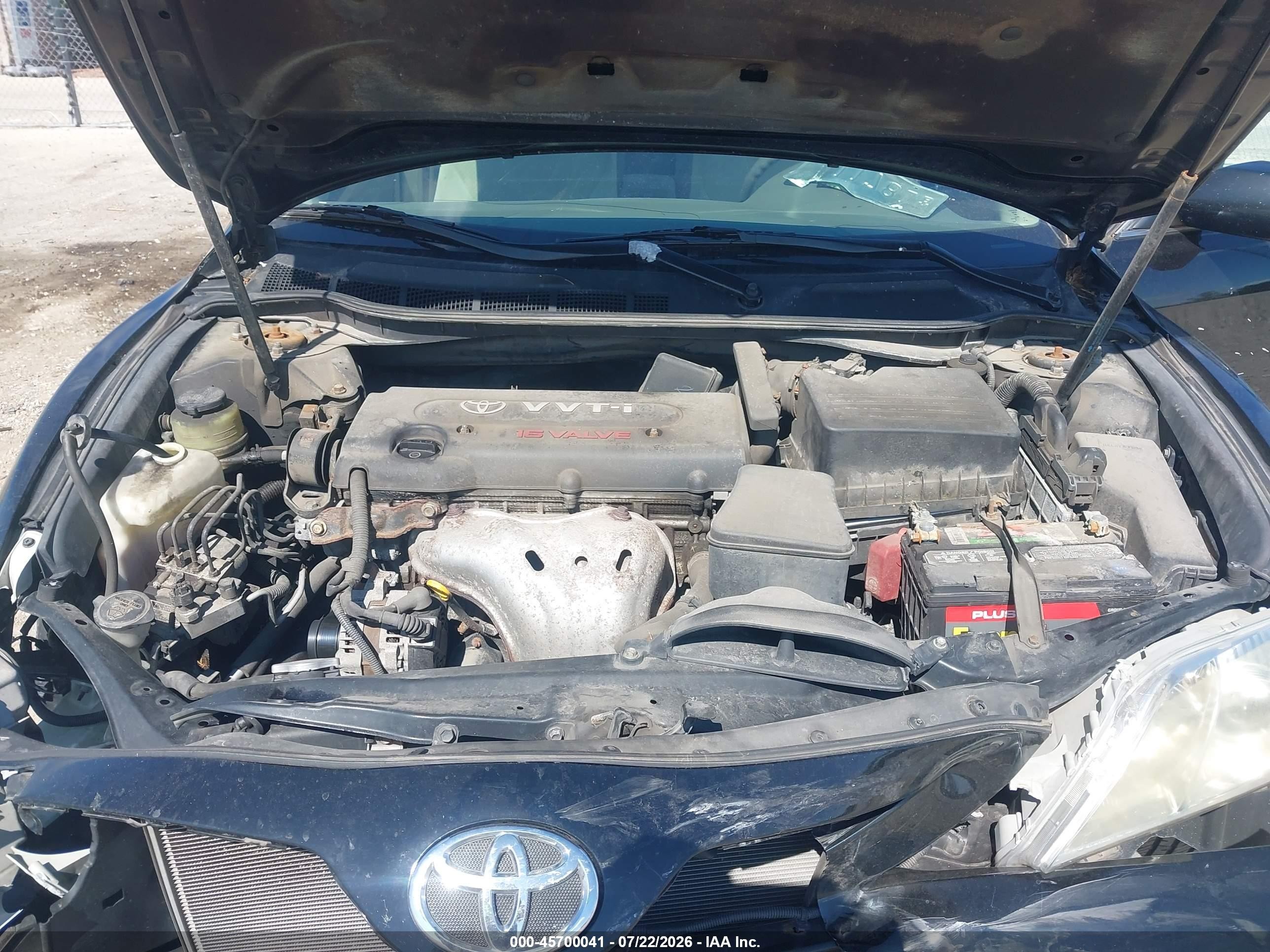 2007 Toyota Camry Le Black vin: 4T1BE46KX7U148990