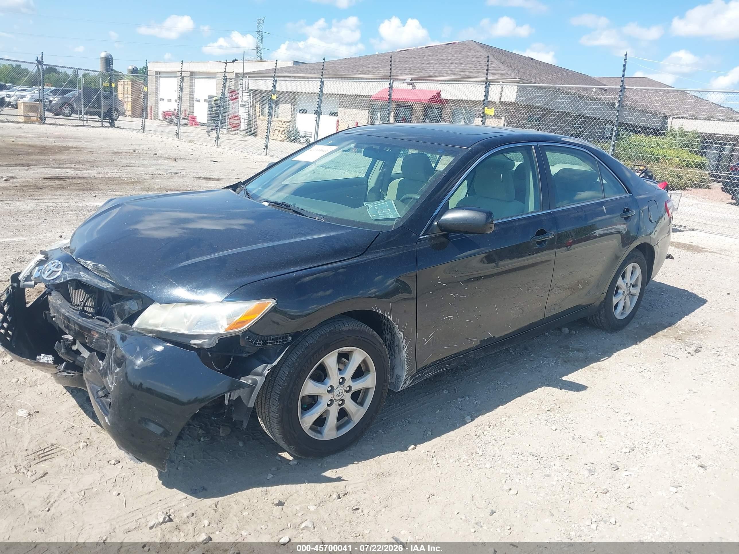 2007 Toyota Camry Le Black vin: 4T1BE46KX7U148990