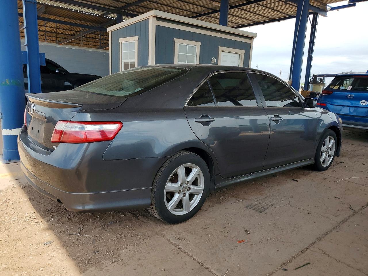 2007 Toyota Camry Se Gray vin: 4T1BE46KX7U162999