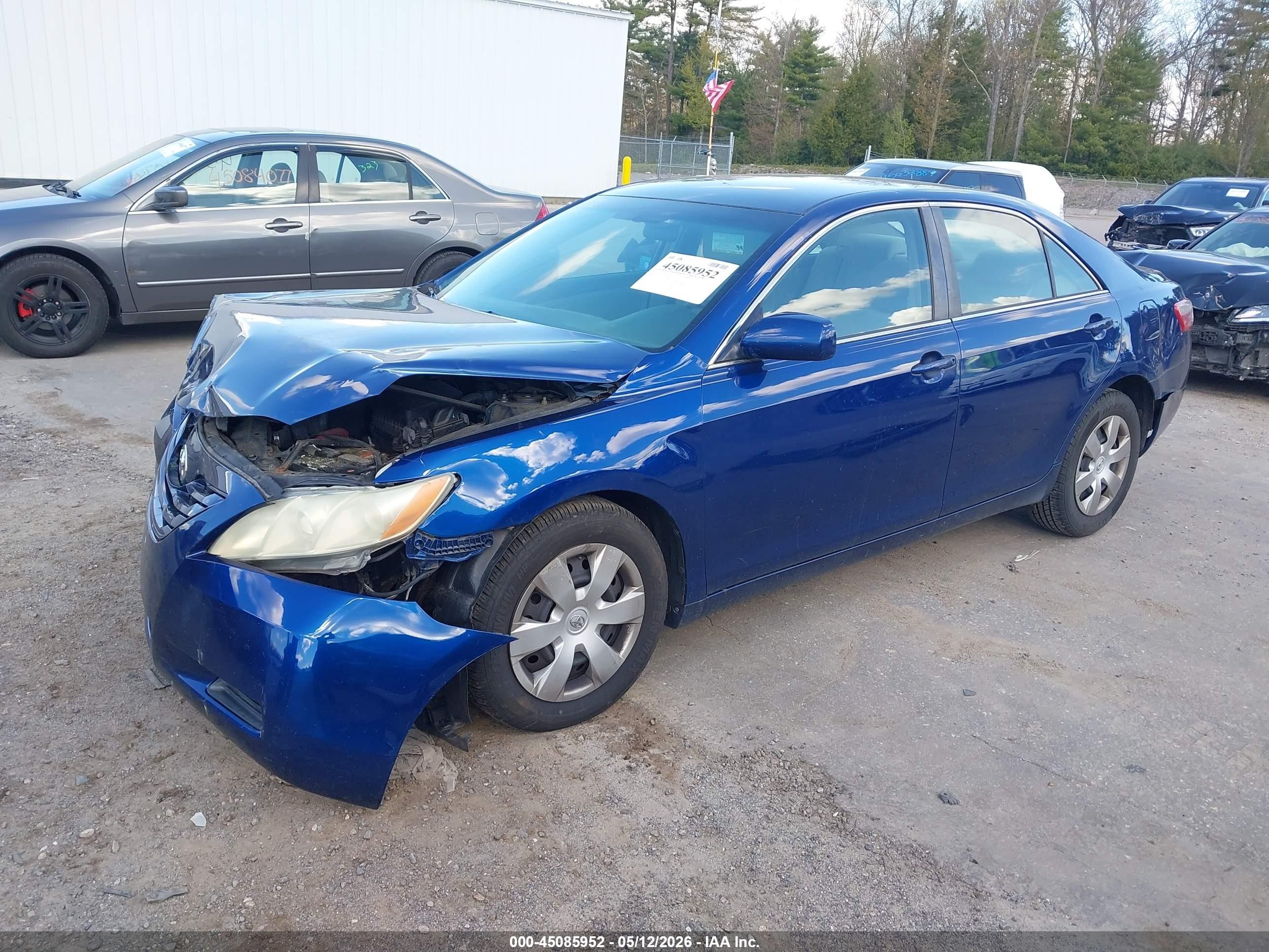 2007 Toyota Camry Ce Blue vin: 4T1BE46KX7U169676