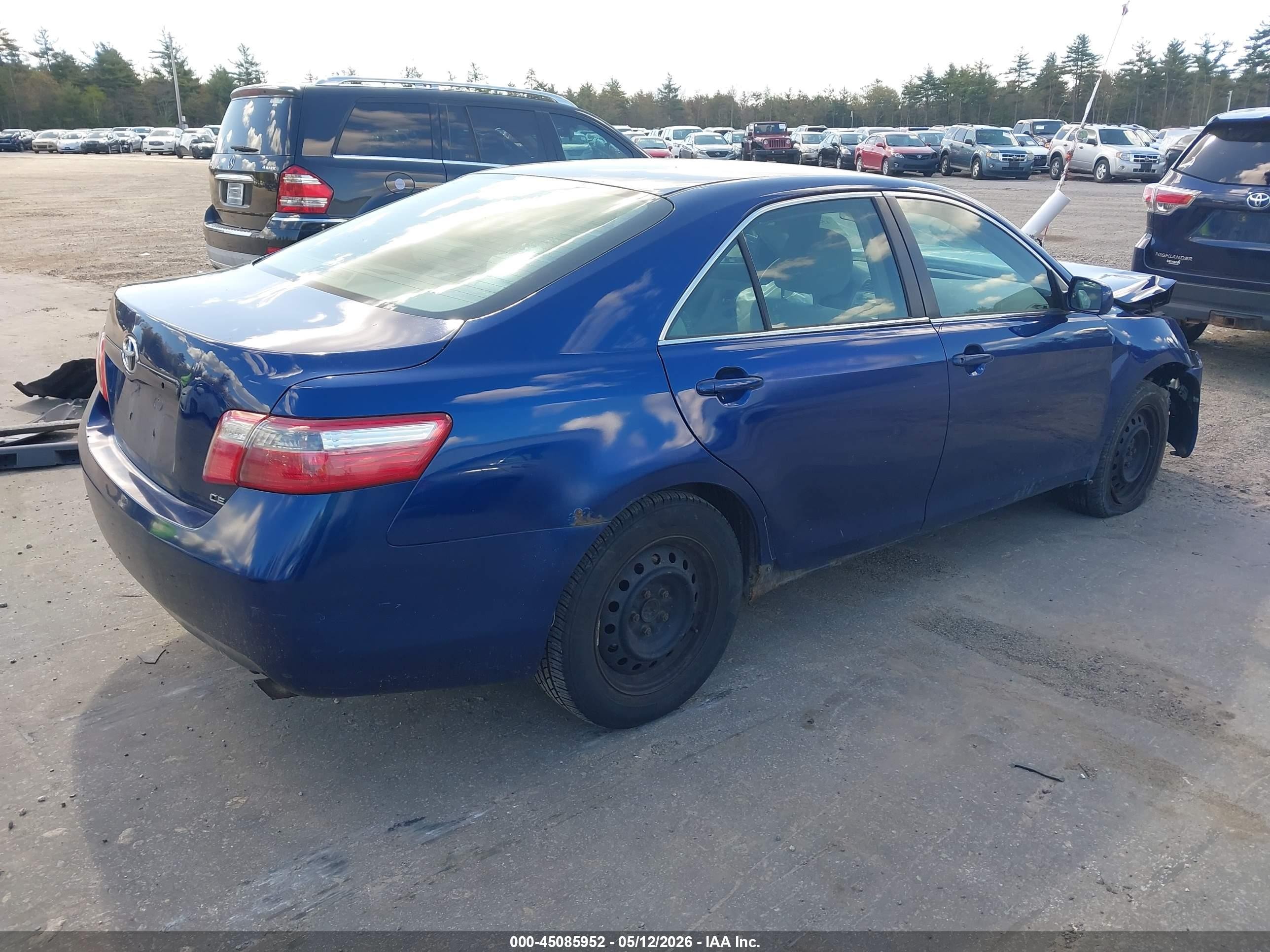 2007 Toyota Camry Ce Blue vin: 4T1BE46KX7U169676