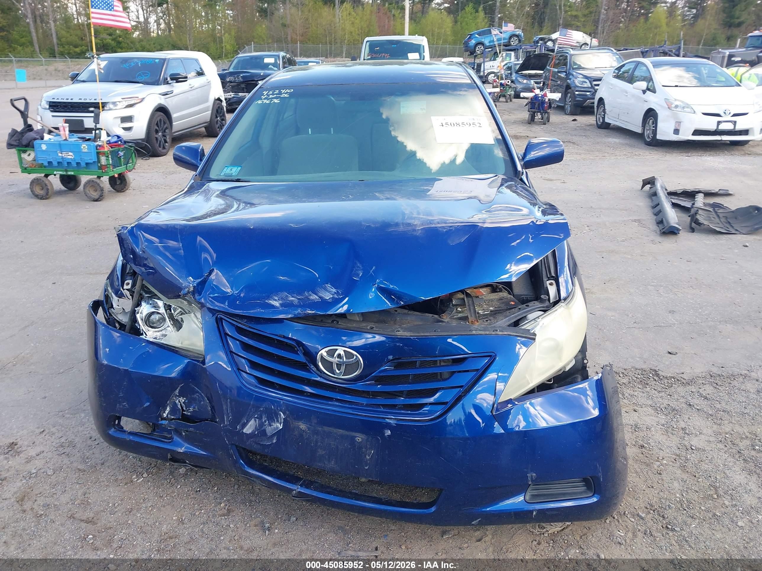 2007 Toyota Camry Ce Blue vin: 4T1BE46KX7U169676